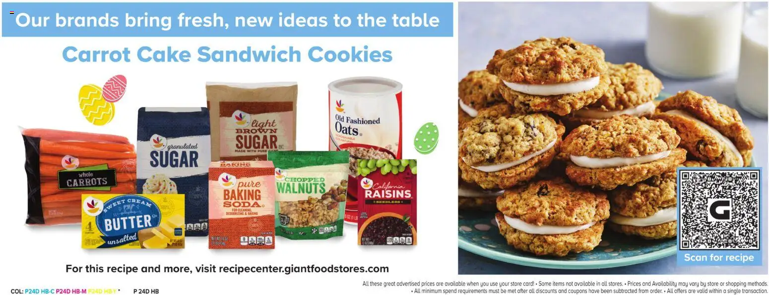Giant Weekly Ad - valid from 03.04.2026 | Page: 27 | Products: Table, Cookies, Raisins, Sugar