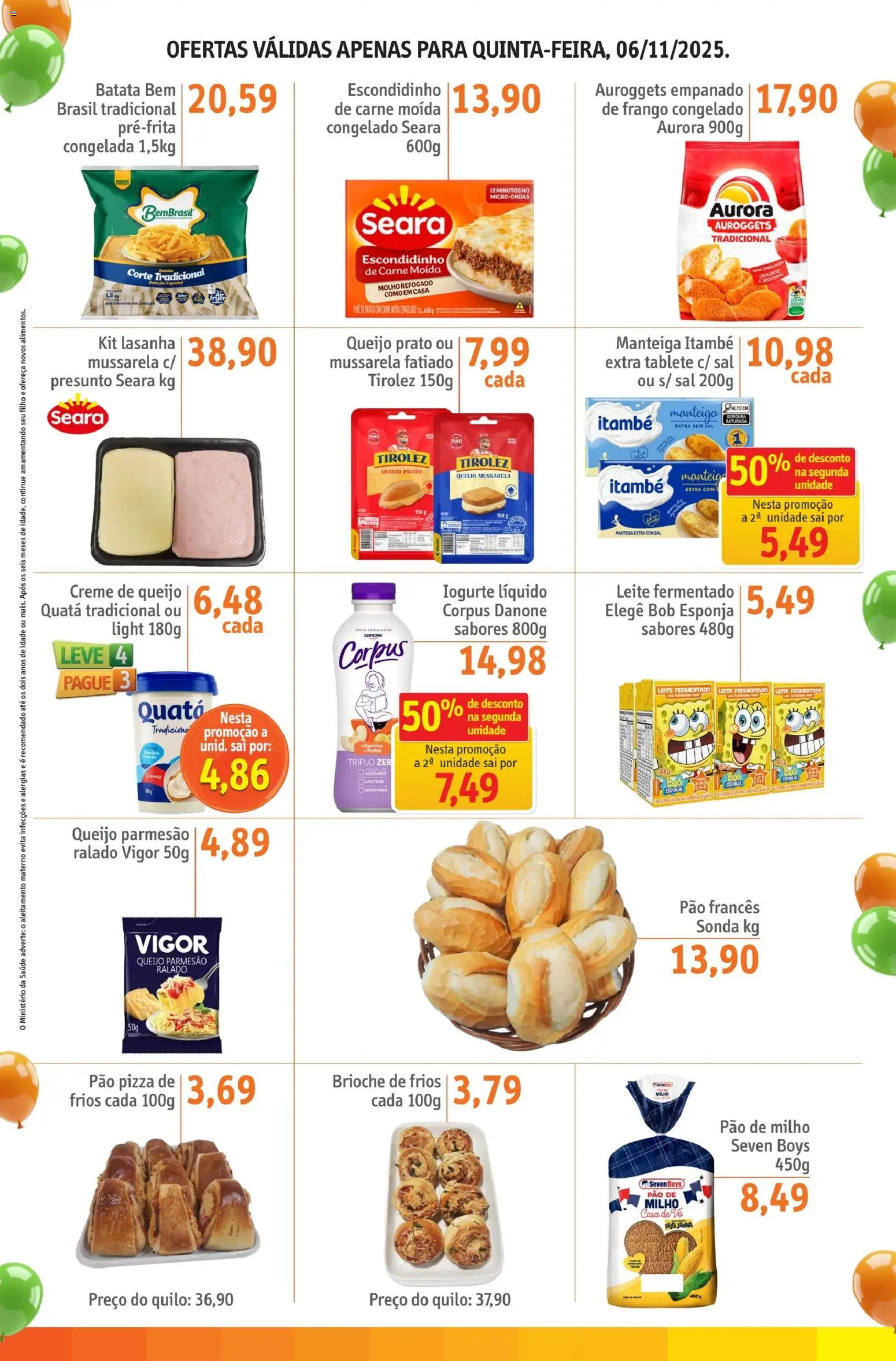 Sonda Folheto - válido de 06.11.2025 | Página: 2 | Produtos: Esponja, Iogurte, Parmesão, Escondidinho