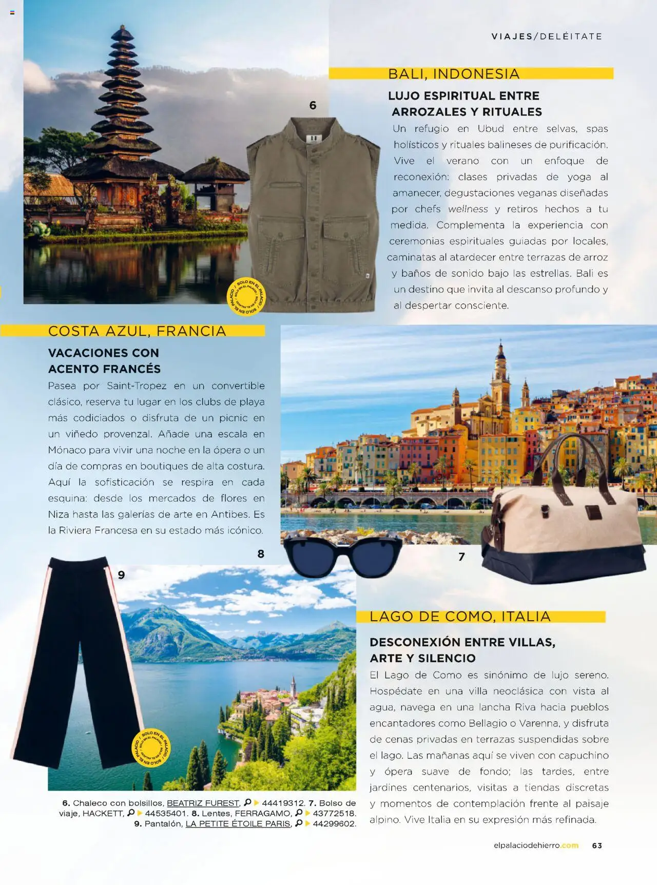 Nuevas ofertas de Palacio De Hierro válidas en toda la República Mexicana desde el 01.07.2025. ¡Encuentra las mejores ofertas en Palacio De Hierro catálogo! | Página: 69 | Productos: Chaleco, Bolso, Arroz, Sobre