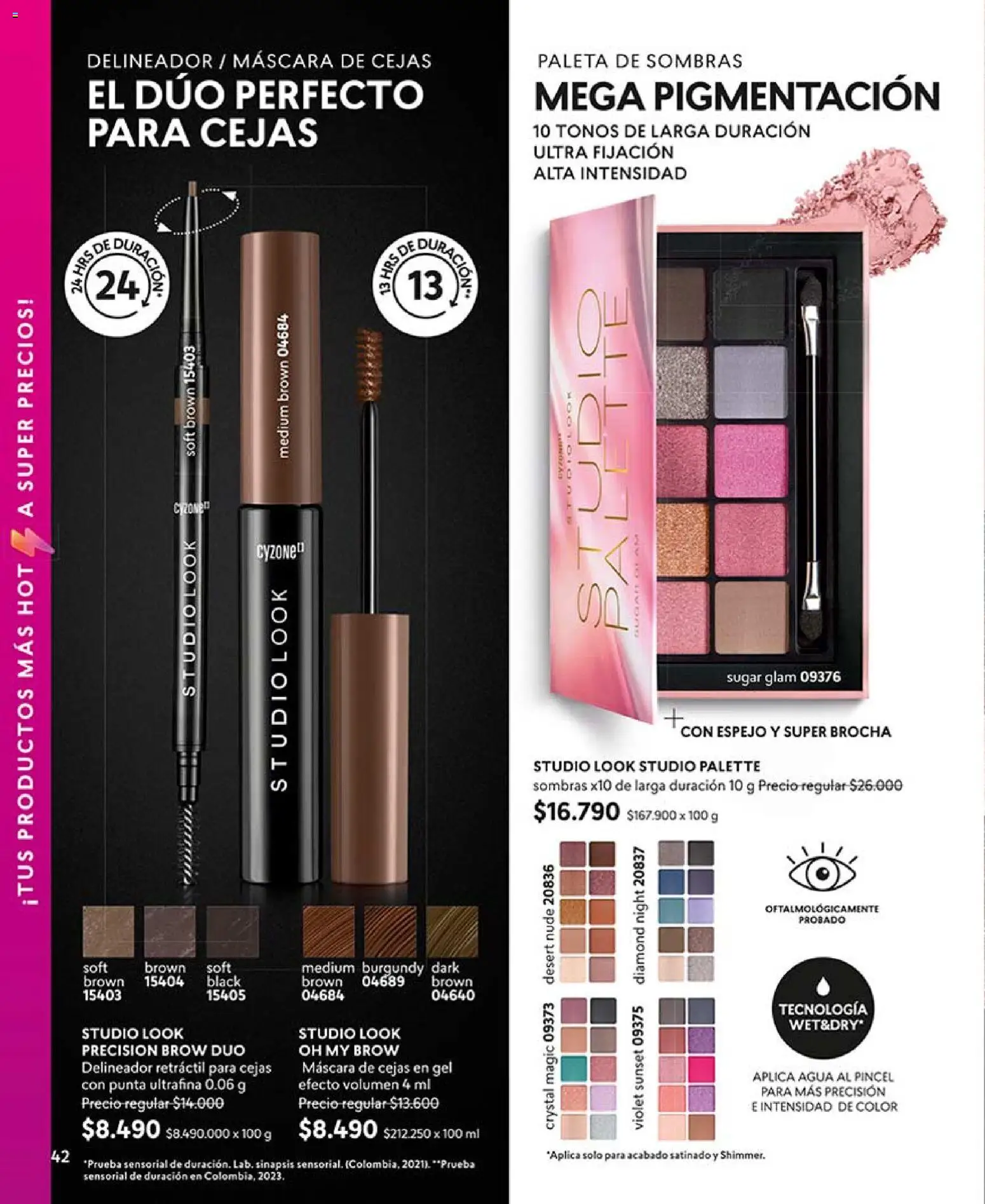 Catálogo CyZone Campaña 8 │ válido desde el 29.04.2026 | Página: 42 | Productos: Agua, Espejo, Máscara, Pincel