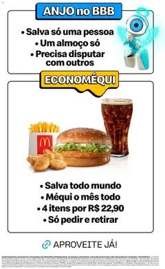 McDonald’s ofertas - Pré-Visualização do folheto da loja McDonald’s, válido de 11.03.2026 | Página: 15 | Produtos: Sanduíche