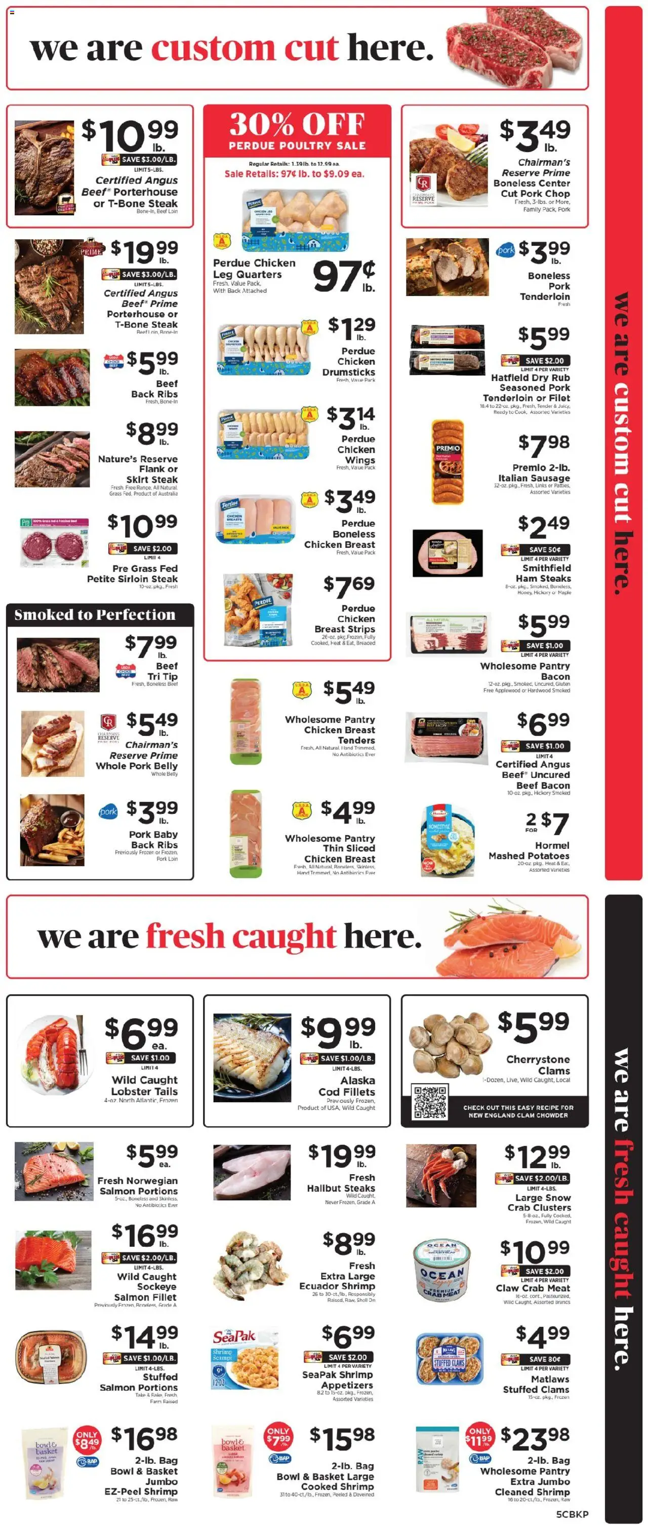 ShopRite Weekly Ad  - valid from 10.10.2025 | Page: 5 | Products: Ham, Pork, Beef, Sausage