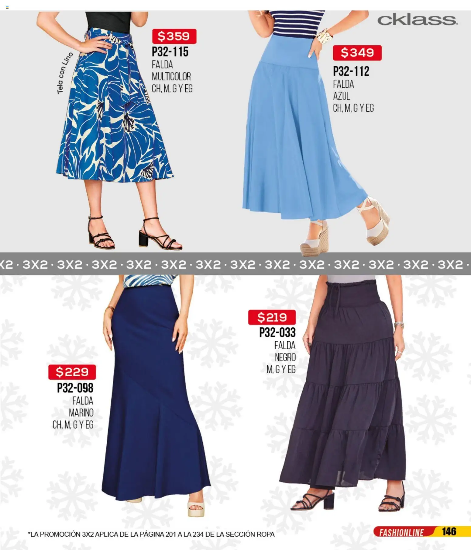 Nuevas ofertas de Cklass válidas en toda la República Mexicana desde el 12.01.2026. ¡Encuentra las mejores ofertas en Cklass catálogo Mega Ofertas Calzado! | Página: 456 | Productos: Ropa, Falda