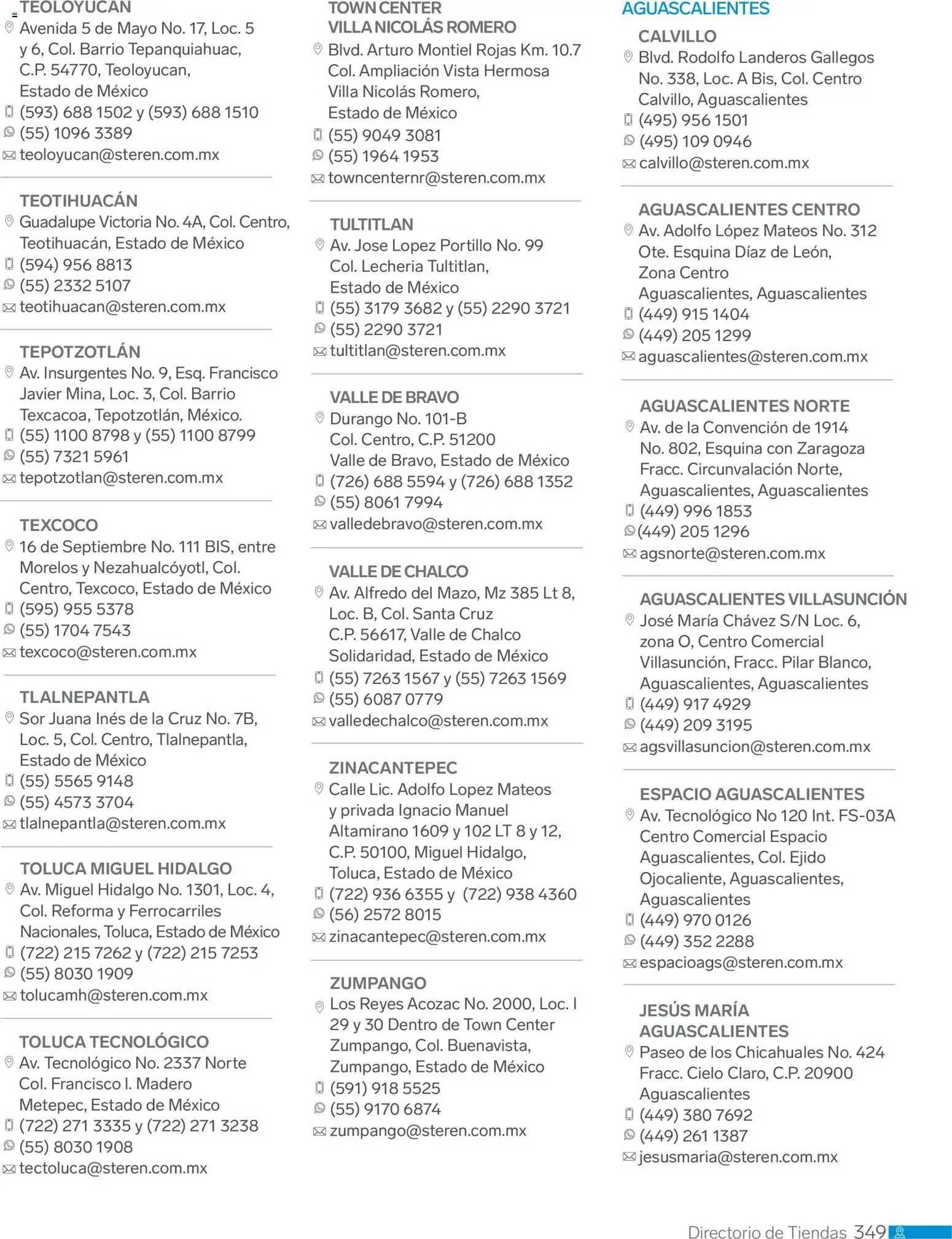 Nuevas ofertas de Steren válidas en toda la República Mexicana desde el 01.01.2026. ¡Encuentra las mejores ofertas en Steren catálogo! | Página: 361
