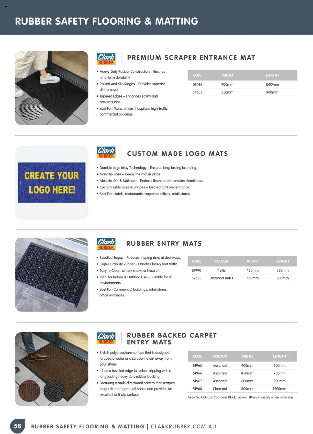 Clark Rubber catalogue - valid from 05.05.2025 | Page: 58 | Products: Carpet, Diamond, Water, Flooring
