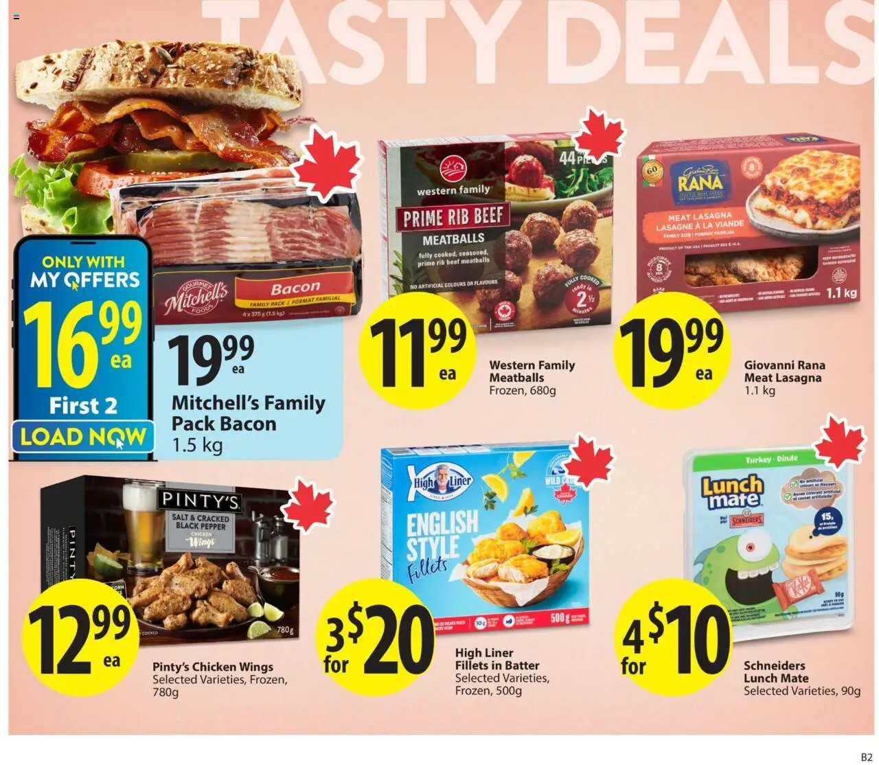 Save on foods flyer valid from 25.09.2025 | Page: 8 | Products: Beef, Chicken wings, Chicken