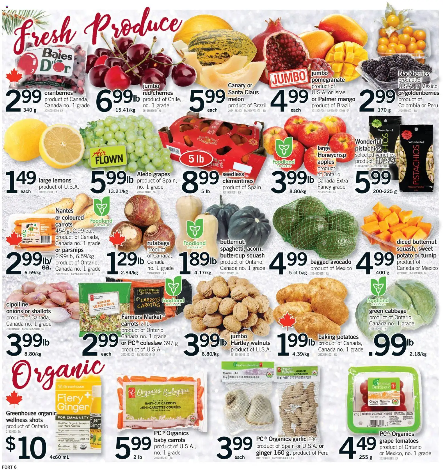 Fortinos flyer valid from 18.12.2025 | Page: 7 | Products: Potatoes, Bag, Apples, Tomatoes