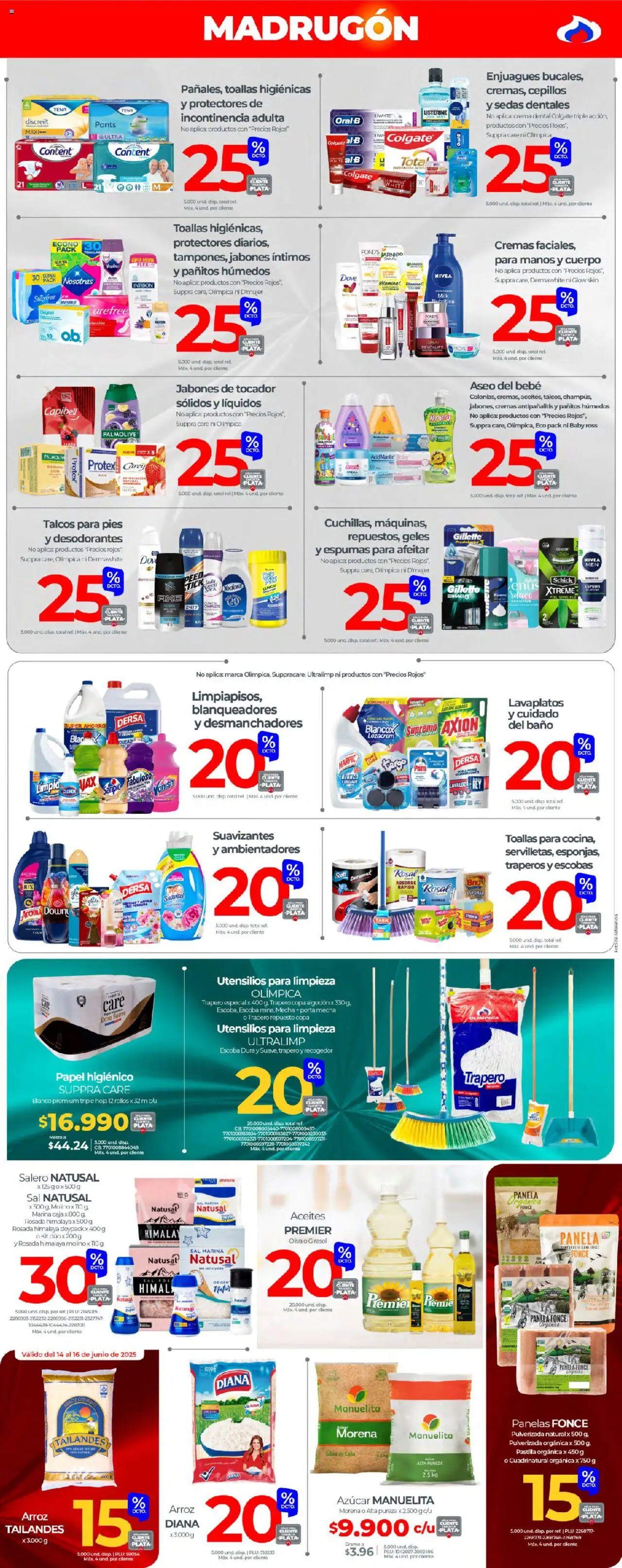 Olímpica revista - valida desde el 14.06.2025 | Página: 2 | Productos: Escoba, Esponja, Sal, Trapero