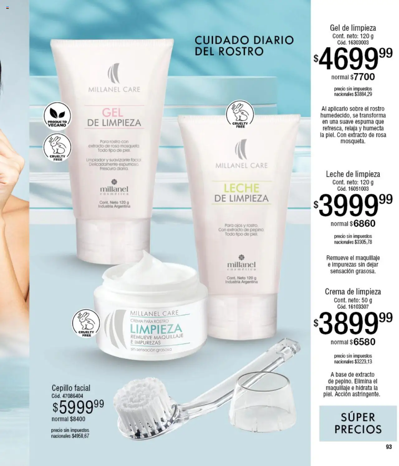 Millanel - Catálogo │ válido desde el 20.10.2025 | Página: 93 | Productos: Sobre, Maquillaje, Espuma, Crema