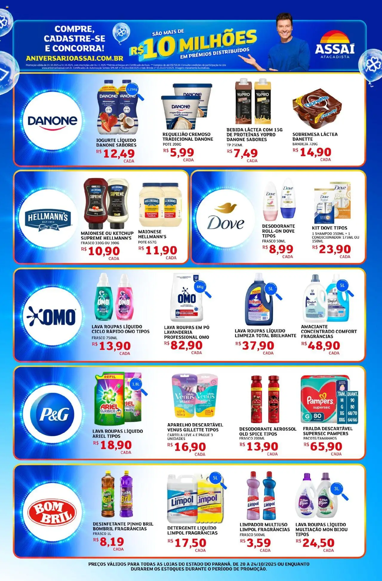 Assaí Atacadista Folheto - válido de 20.10.2025 | Página: 5 | Produtos: Condicionador, Limpador multiuso, Detergente, Ketchup