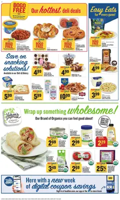 Preview of Food Lion weekly ads valid from 18.03.2026 | Page: 6 | Products: Bakery, Chicken meat, Salad, Water