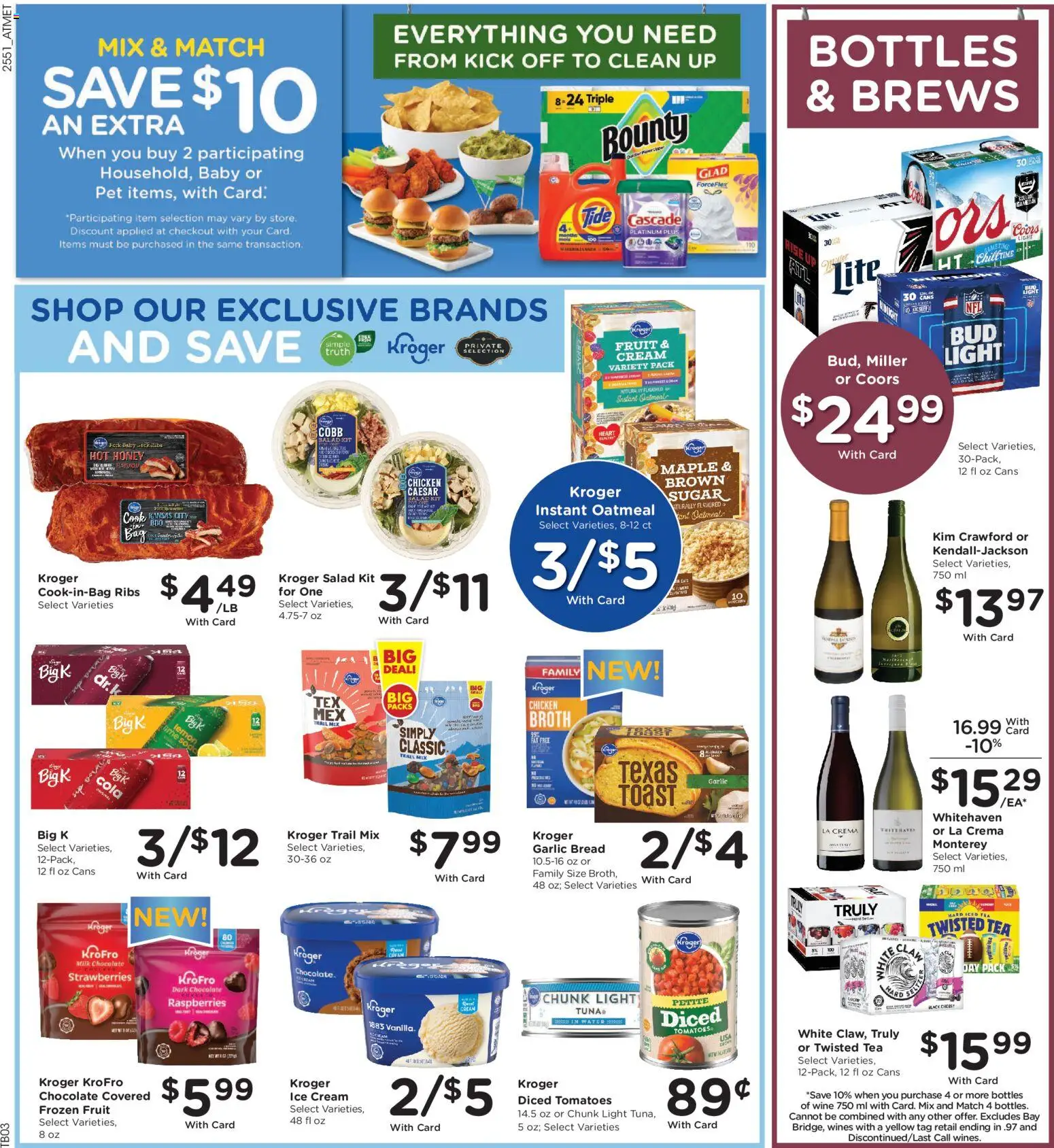 Kroger Weekly Ad - valid from 21.01.2026 | Page: 7 | Products: Cream, Water, Lemon, Garlic