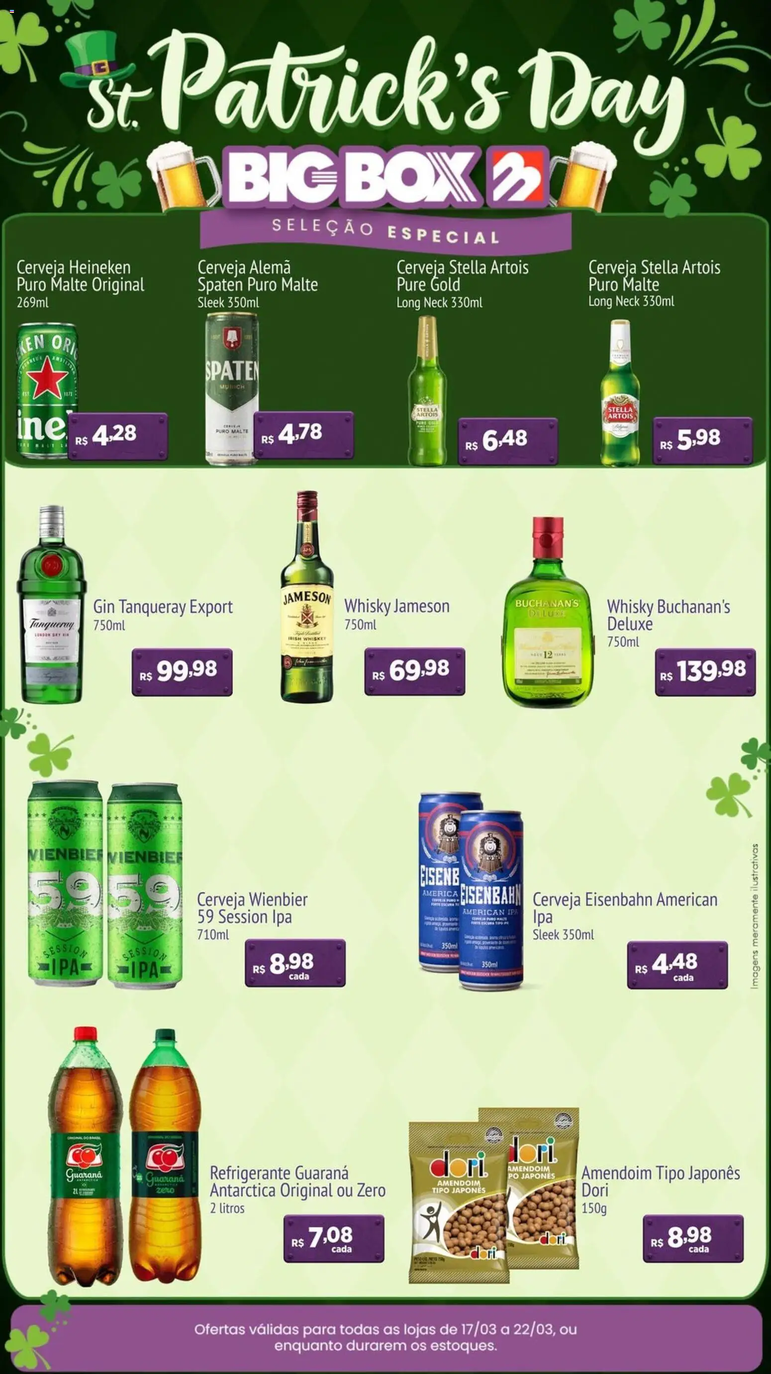 Big Box Folheto - válido de 17.03.2026 | Página: 1 | Produtos: Pó, Guaraná, Cerveja Heineken, Gin