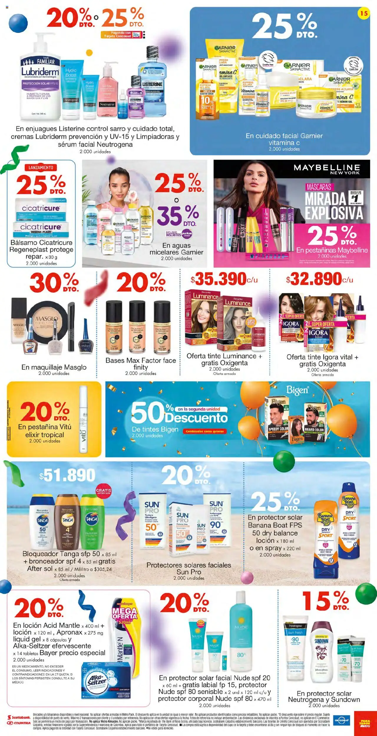 Metro revista - valida desde el 11.09.2025 | Página: 15 | Productos: Bálsamo, Serum, Sobre, Maquillaje