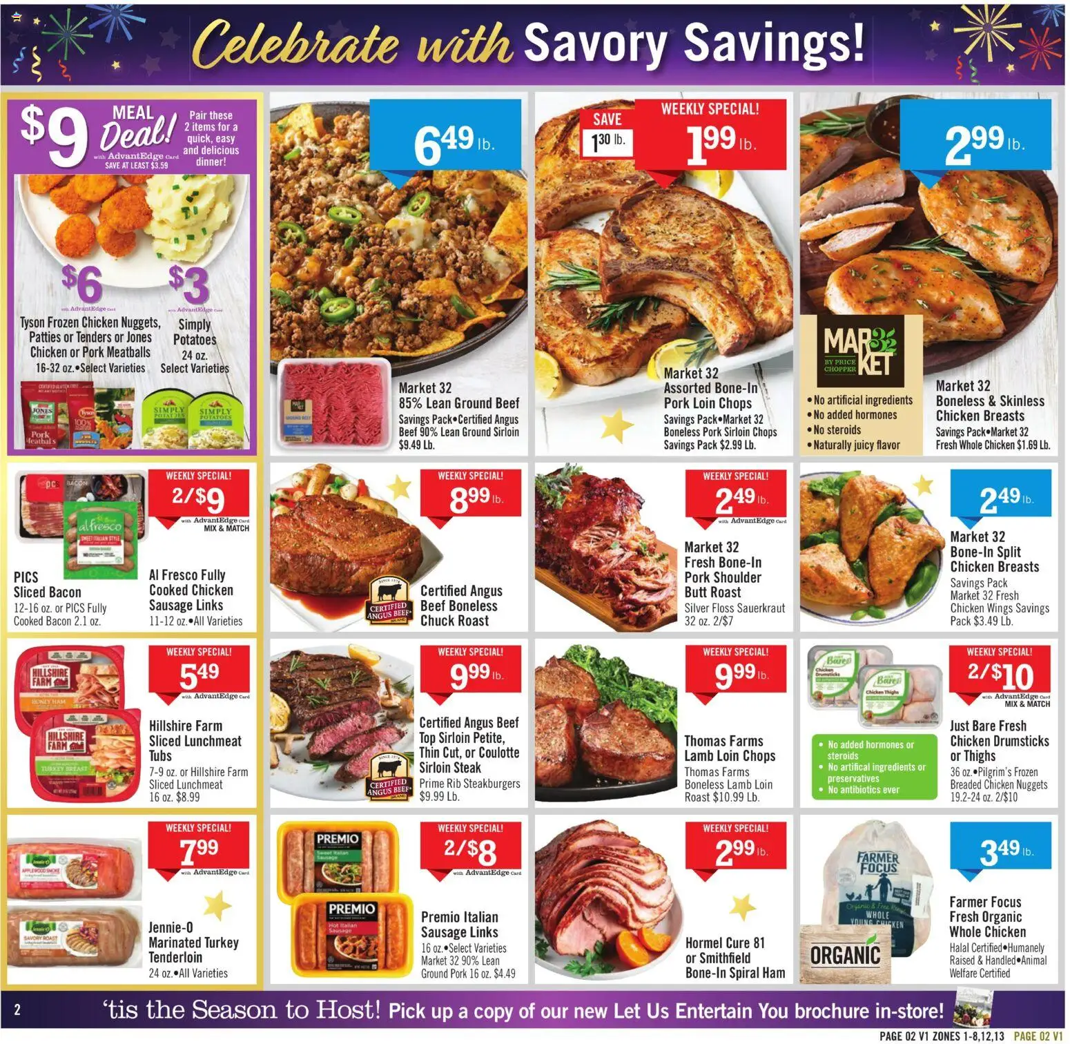 Price Chopper Weekly Ad - valid from 28.12.2025 | Page: 2 | Products: Ham, Pork, Potatoes, Sausage