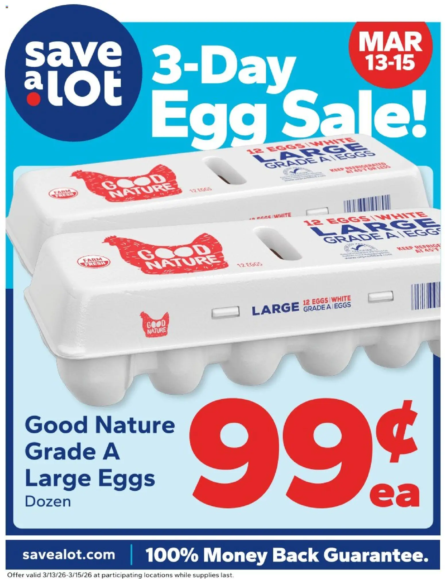 Save a Lot Special Promotion - valid from 12.03.2026 | Page: 1 | Products: Eggs