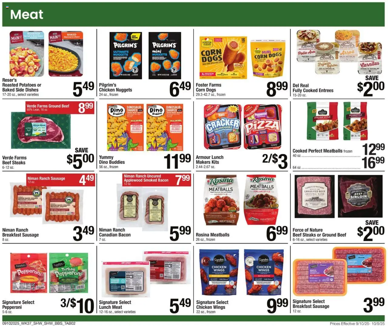 Shaw's Big Book of Savings - valid from 10.09.2025 | Page: 2 | Products: Pizza, Beef, Salt, Phone