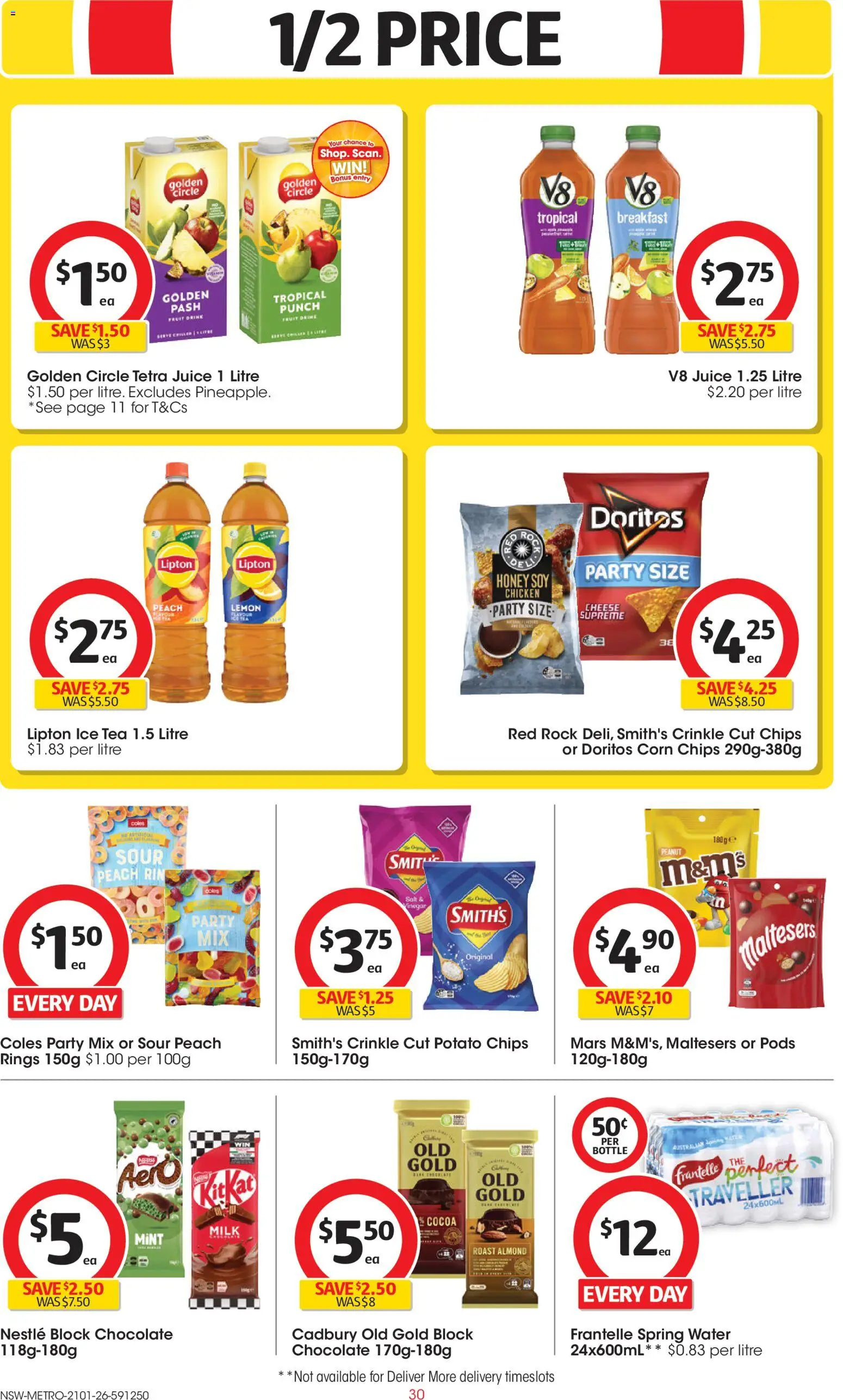 Coles catalogue - valid from 21.01.2026 | Page: 30 | Products: Tea, Water, Salt, Lemon