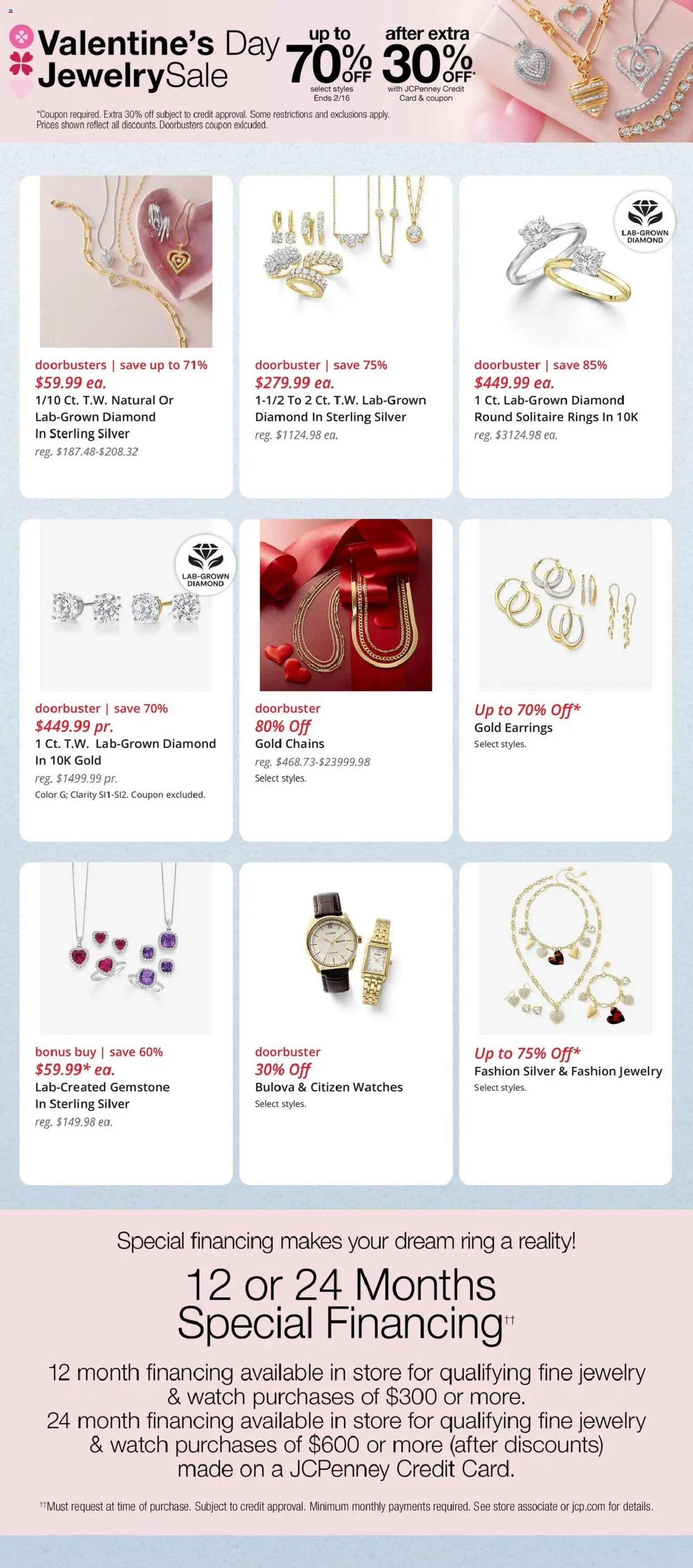 JCPenney Weekly Ad - valid from 13.02.2026 | Page: 8 | Products: Watches, Ring, Watch