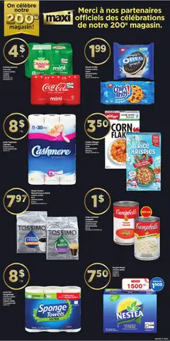 Preview of Maxi weekly flyer / circulaire from shop Maxi valid from 25.12.2025 | Page: 12 | Products: Rice, Cream, Cookies, Sponge