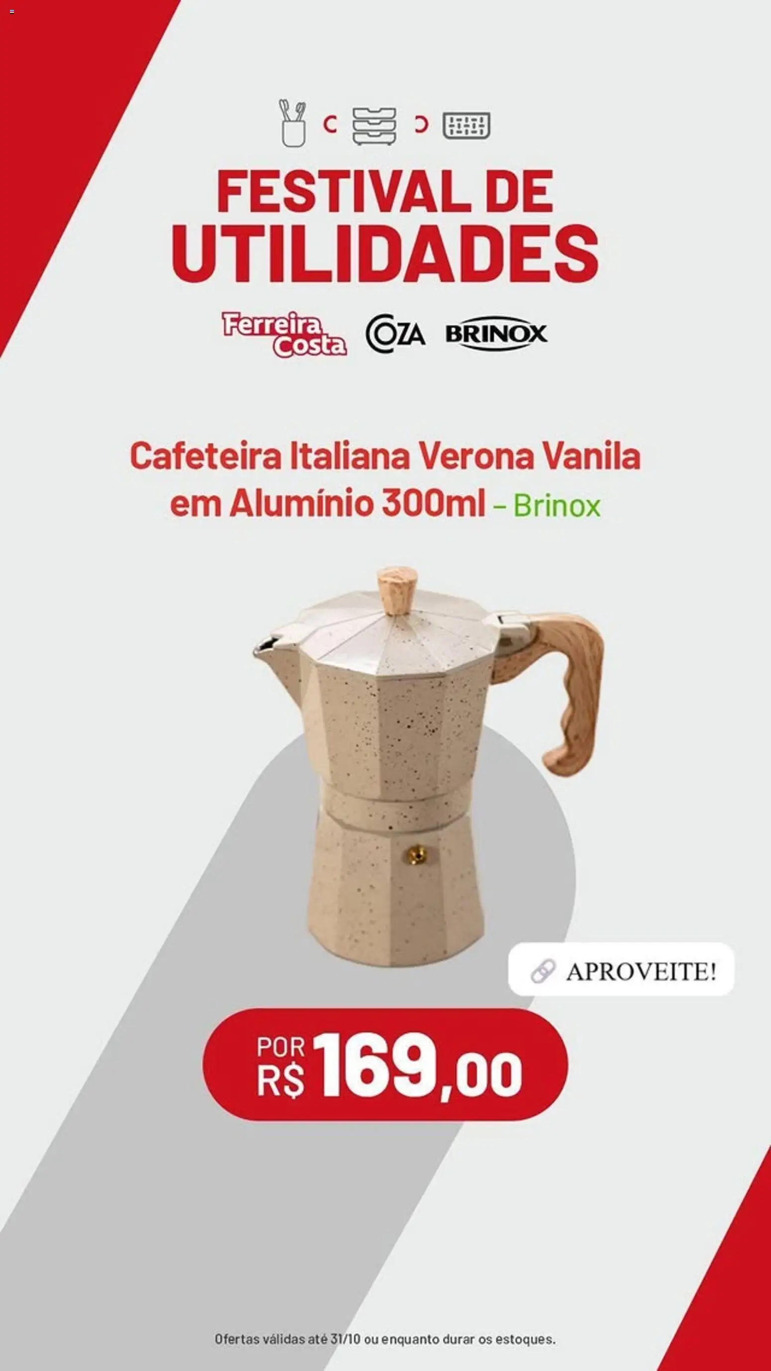 Ferreira Costa Folheto - válido de 23.10.2025 | Página: 2 | Produtos: Cafeteira