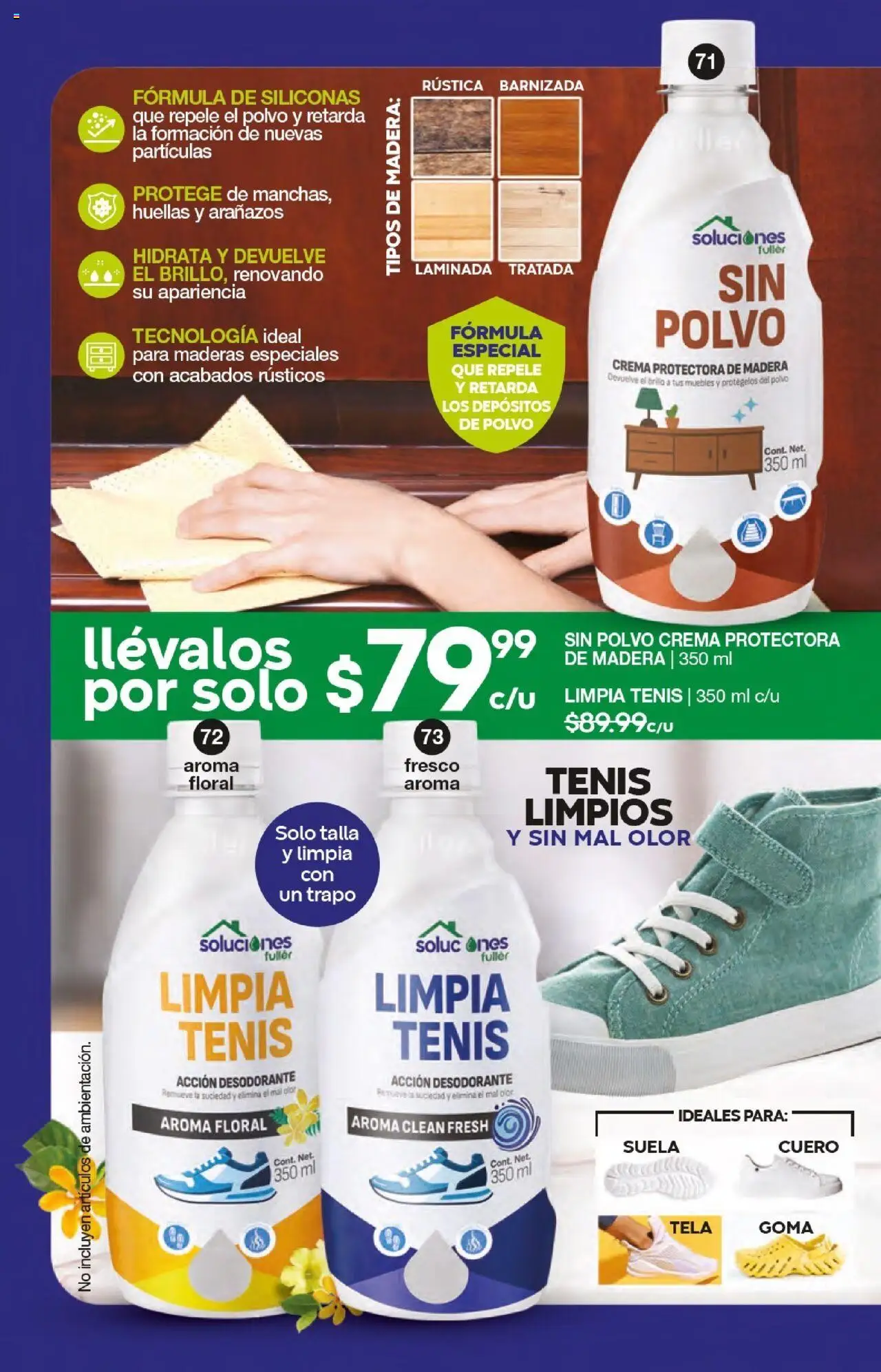 Nuevas ofertas de Fuller válidas en toda la República Mexicana desde el 17.09.2025. ¡Encuentra las mejores ofertas en Fuller - Campaña 12 2025! | Página: 42 | Productos: Desodorante, Tenis, Brillo, Polvo