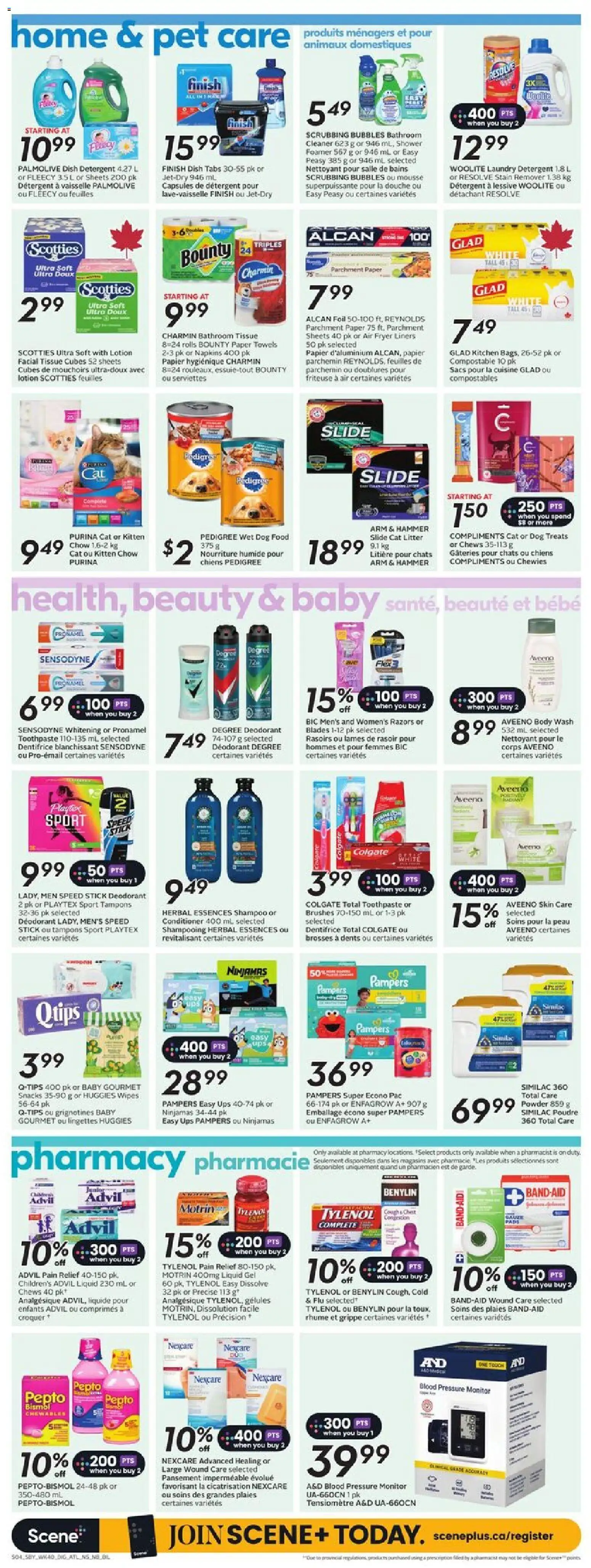 Sobeys flyer valid from 29.01.2026 | Page: 12 | Products: Powder, Conditioner, Deodorant, Stain remover