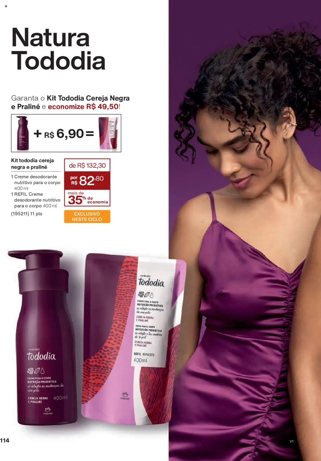 Natura Folheto - válido de 18.08.2025 | Página: 114 | Produtos: Cereja, Desodorante, Creme