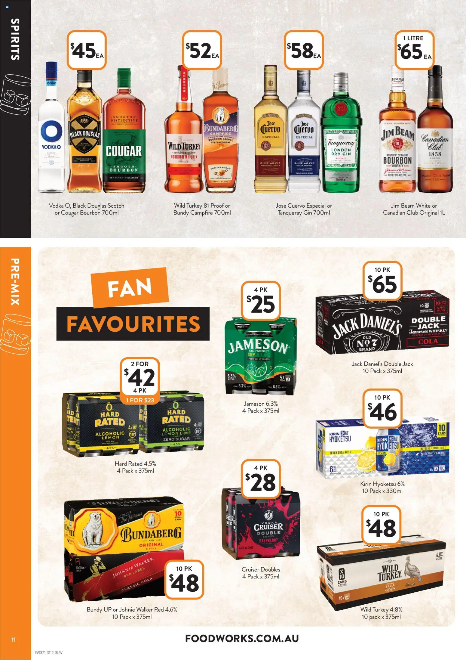 Foodworks catalogue - valid from 07.01.2026 | Page: 11 | Products: Whiskey, Scotch, Turkey, Raspberry