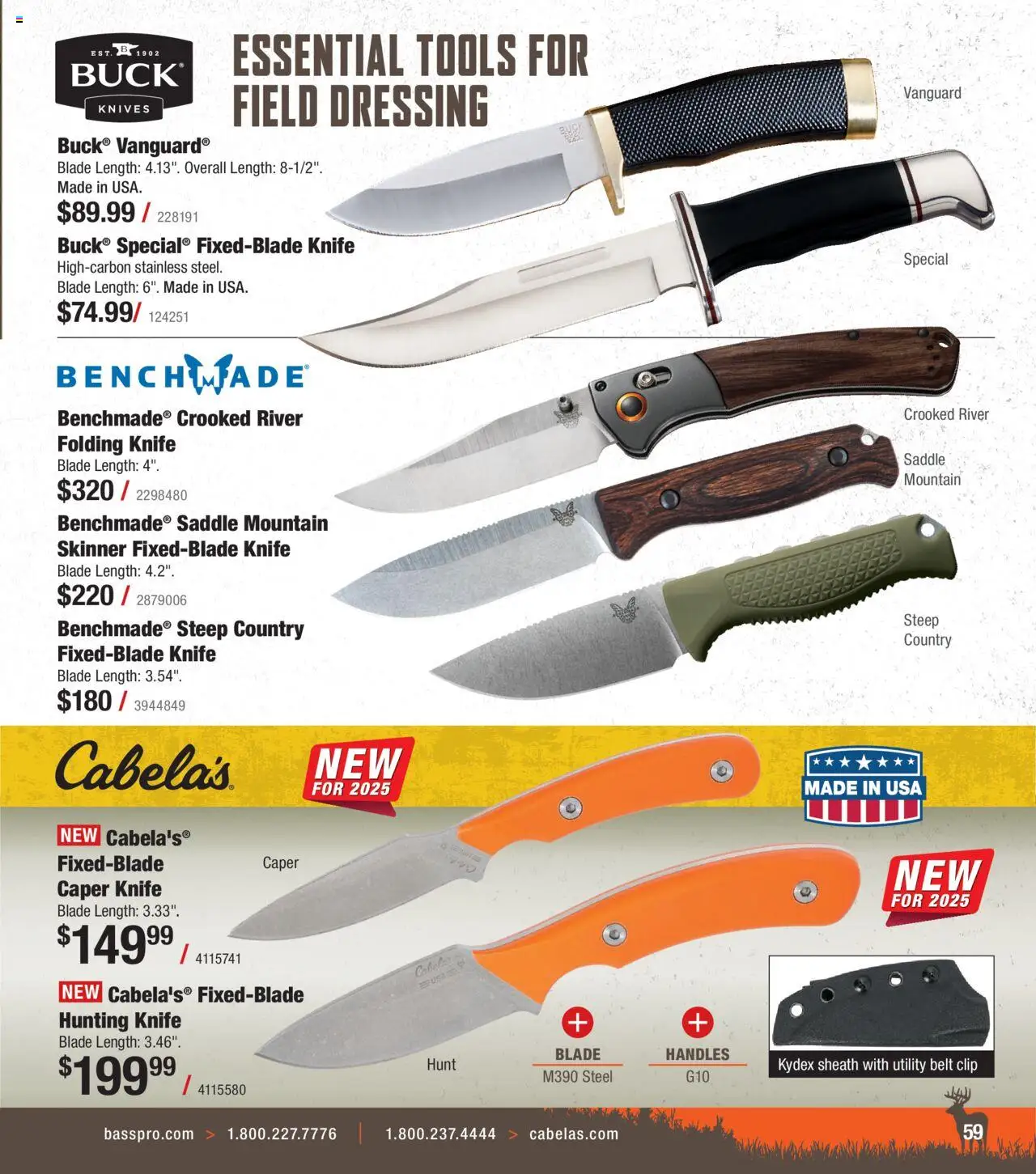 Cabela's Deer Hunting 25 - valid from 01.10.2025 | Page: 59 | Products: Clip, Belt
