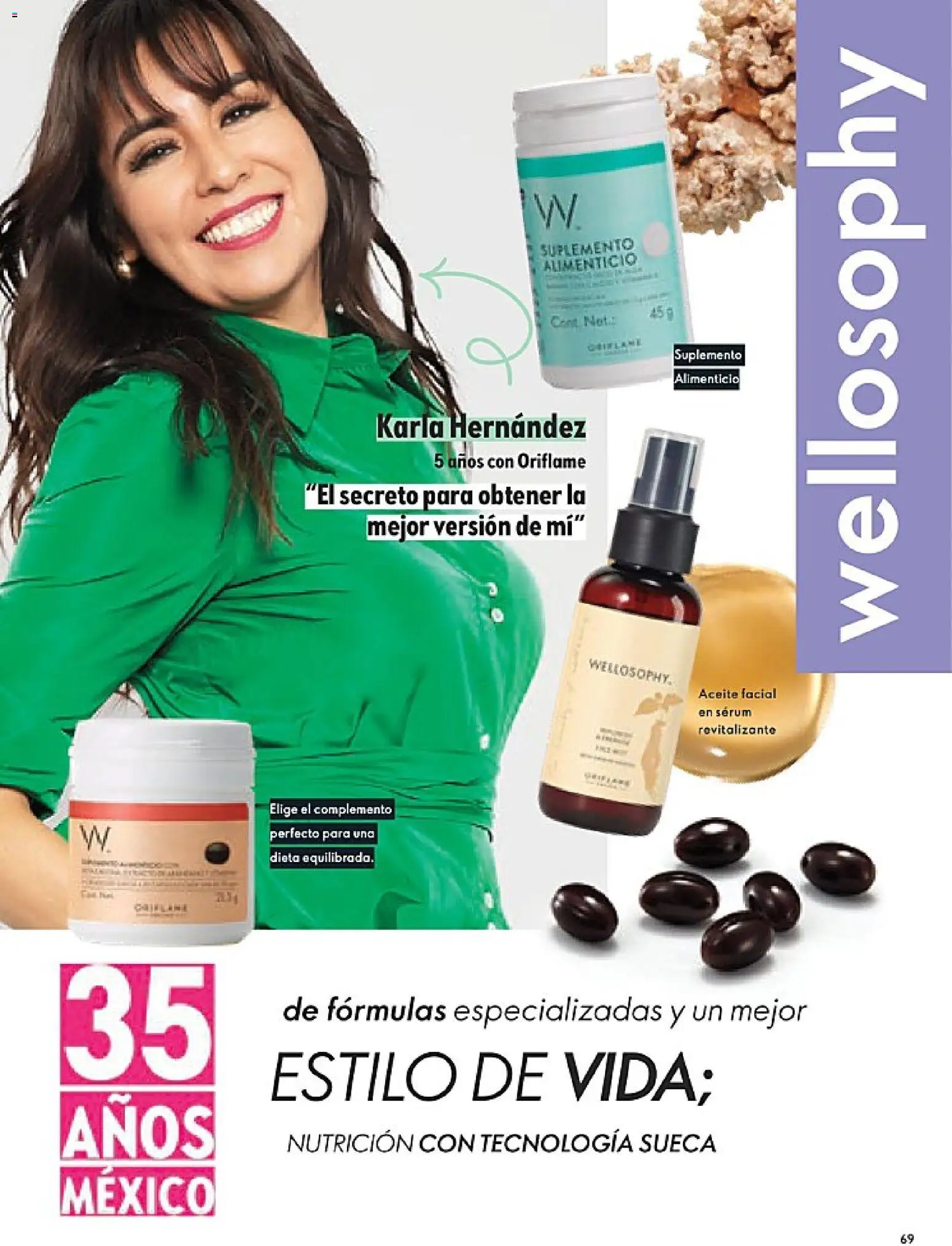 Nuevas ofertas de Oriflame válidas en toda la República Mexicana desde el 14.02.2026. ¡Encuentra las mejores ofertas en Oriflame campaña 3 2026! | Página: 69 | Productos: Serum, Aceite