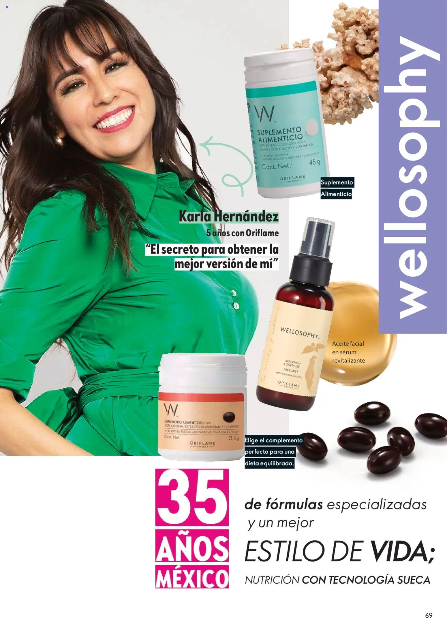 Nuevas ofertas de Oriflame válidas en toda la República Mexicana desde el 14.02.2026. ¡Encuentra las mejores ofertas en Oriflame campaña 3 2026! | Página: 69 | Productos: Serum, Aceite