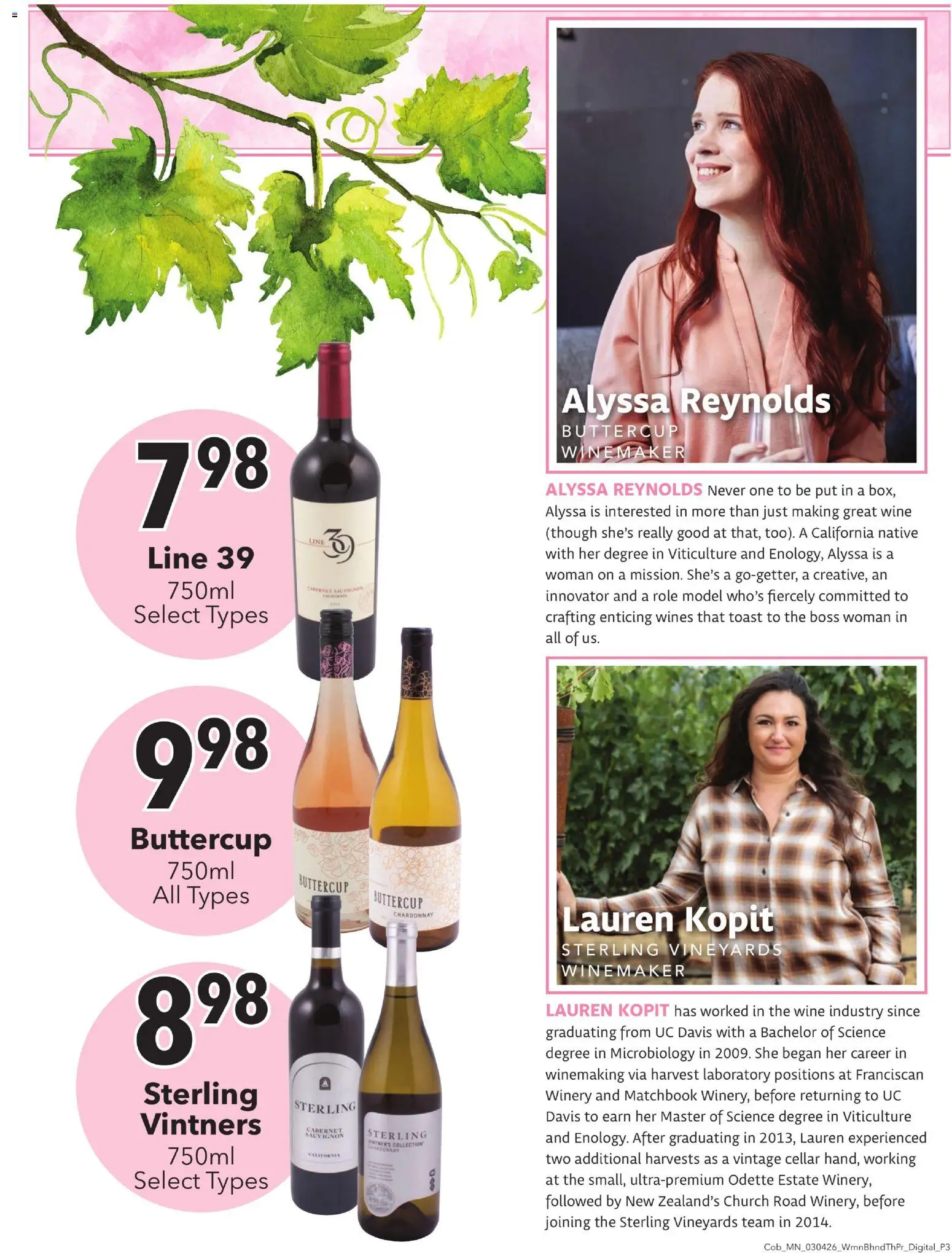 Coborn's Women and wine - valid from 04.03.2026 | Page: 3 | Products: Wine