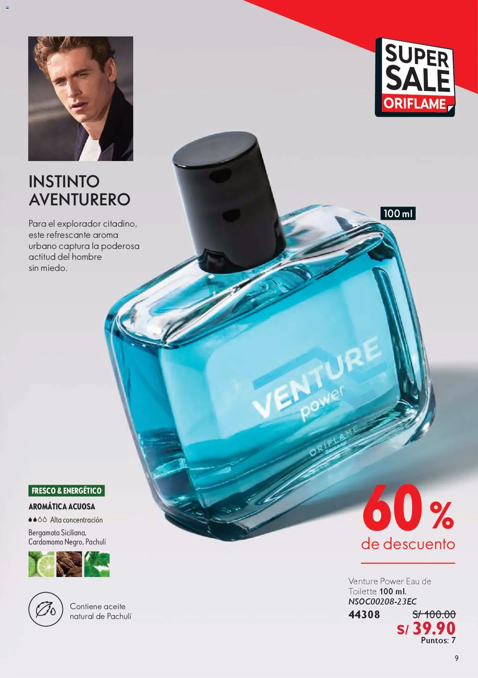 Catálogo Oriflame válido desde 25.10.2025 | Página: 9 | Productos: Aceite, EAU de Toilette