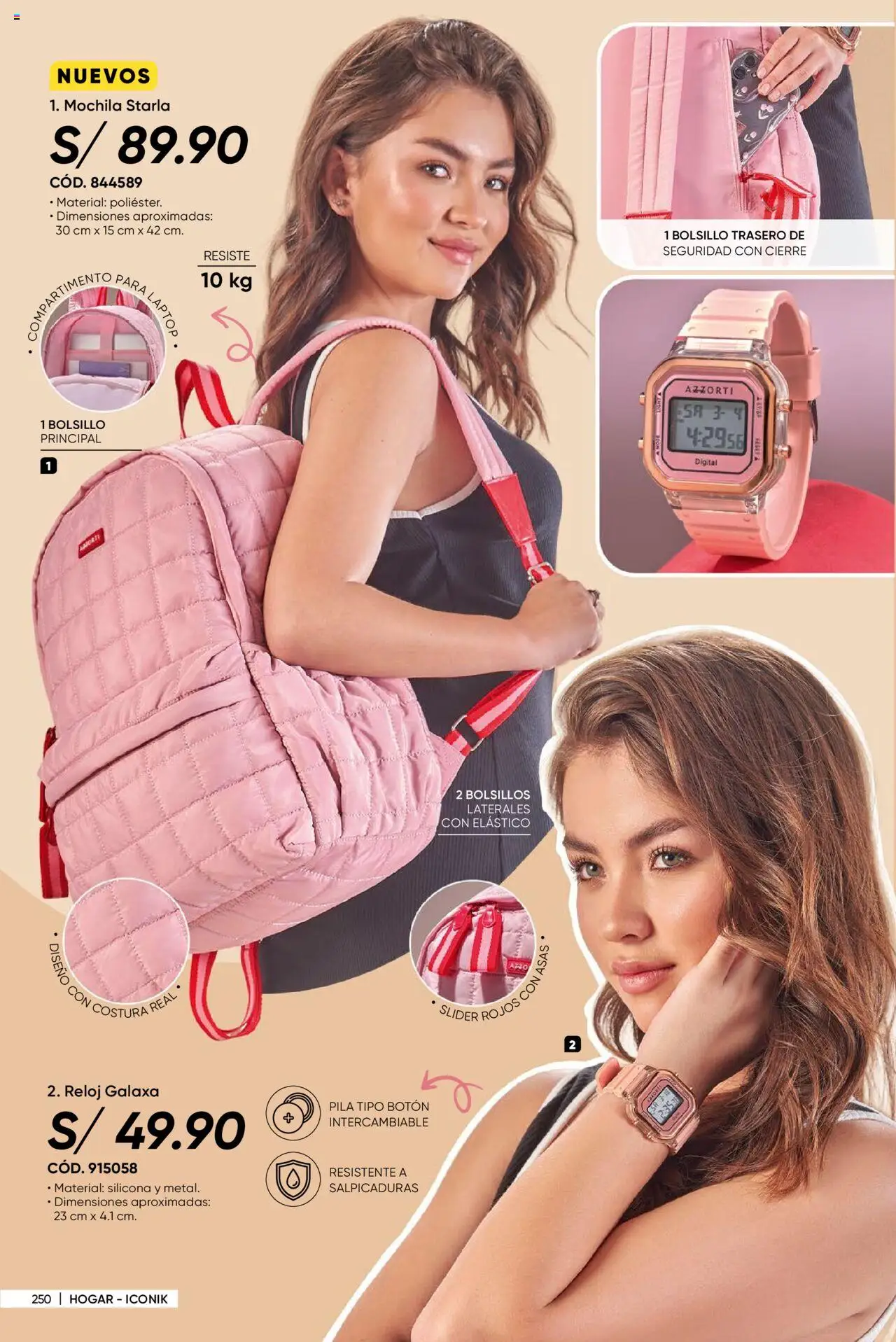 Catálogo Azzorti válido desde 28.07.2025 | Página: 252 | Productos: Mochila, Reloj