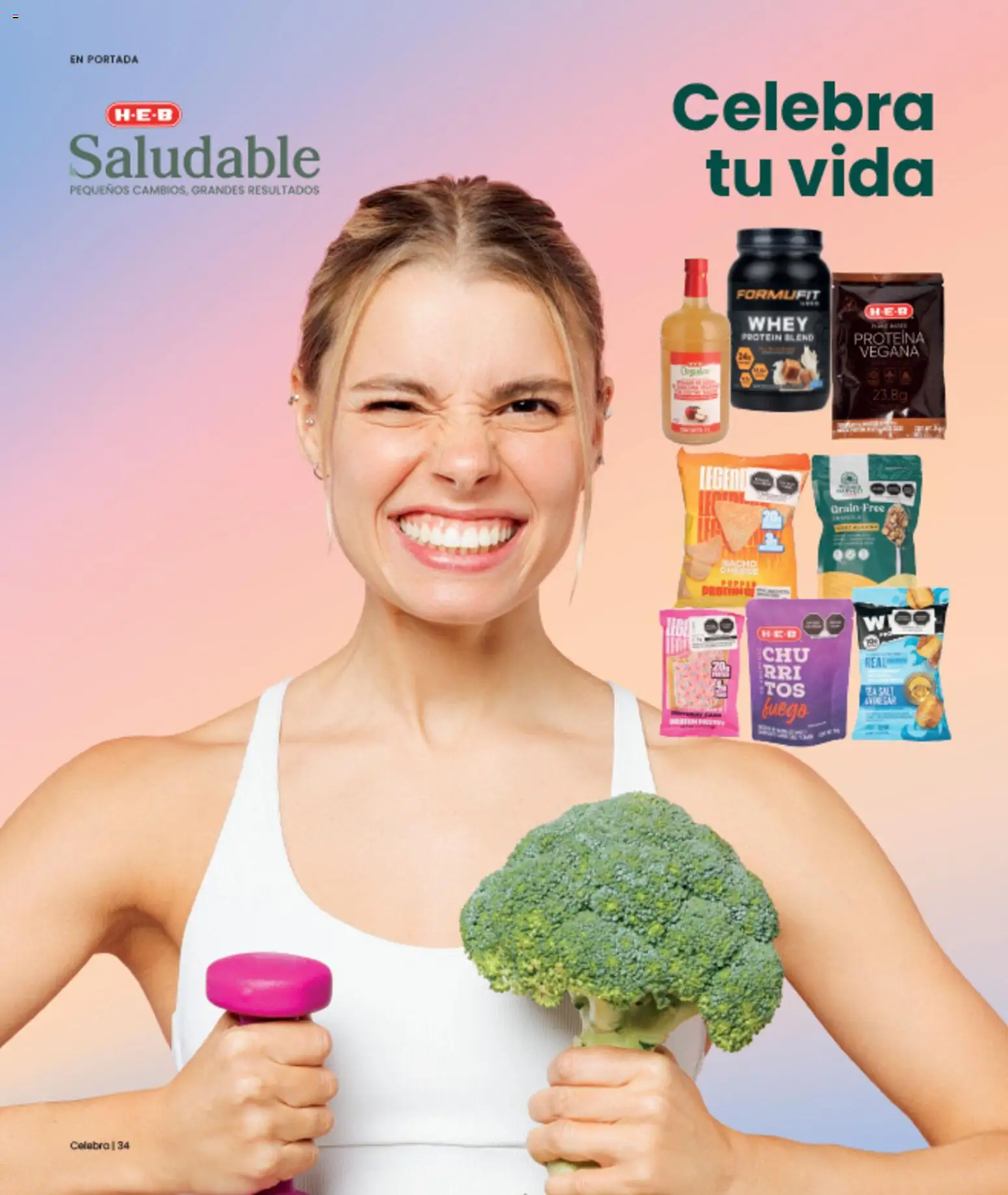 Nuevas ofertas de H-E-B válidas en toda la República Mexicana desde el 01.02.2026. ¡Encuentra las mejores ofertas en H-E-B folleto Celebra! | Página: 34