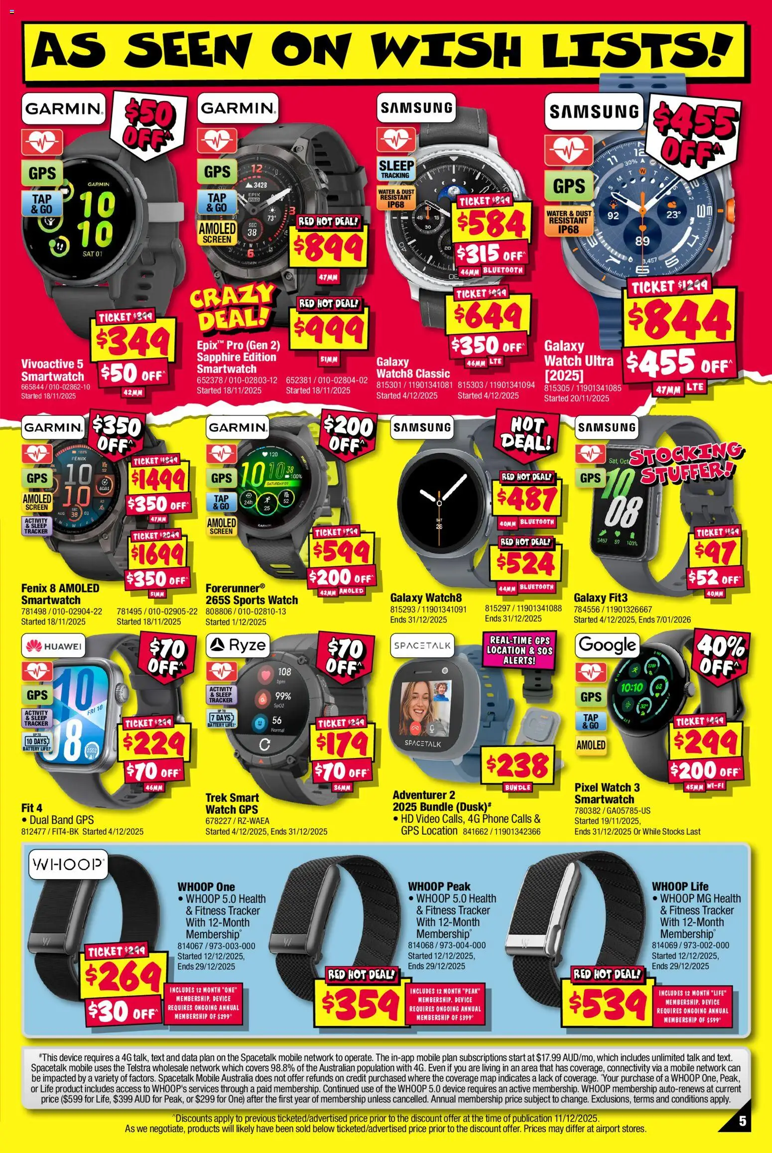 JB Hi-Fi catalogue - valid from 18.12.2025 | Page: 5 | Products: Battery, Water, Watch, Mobile