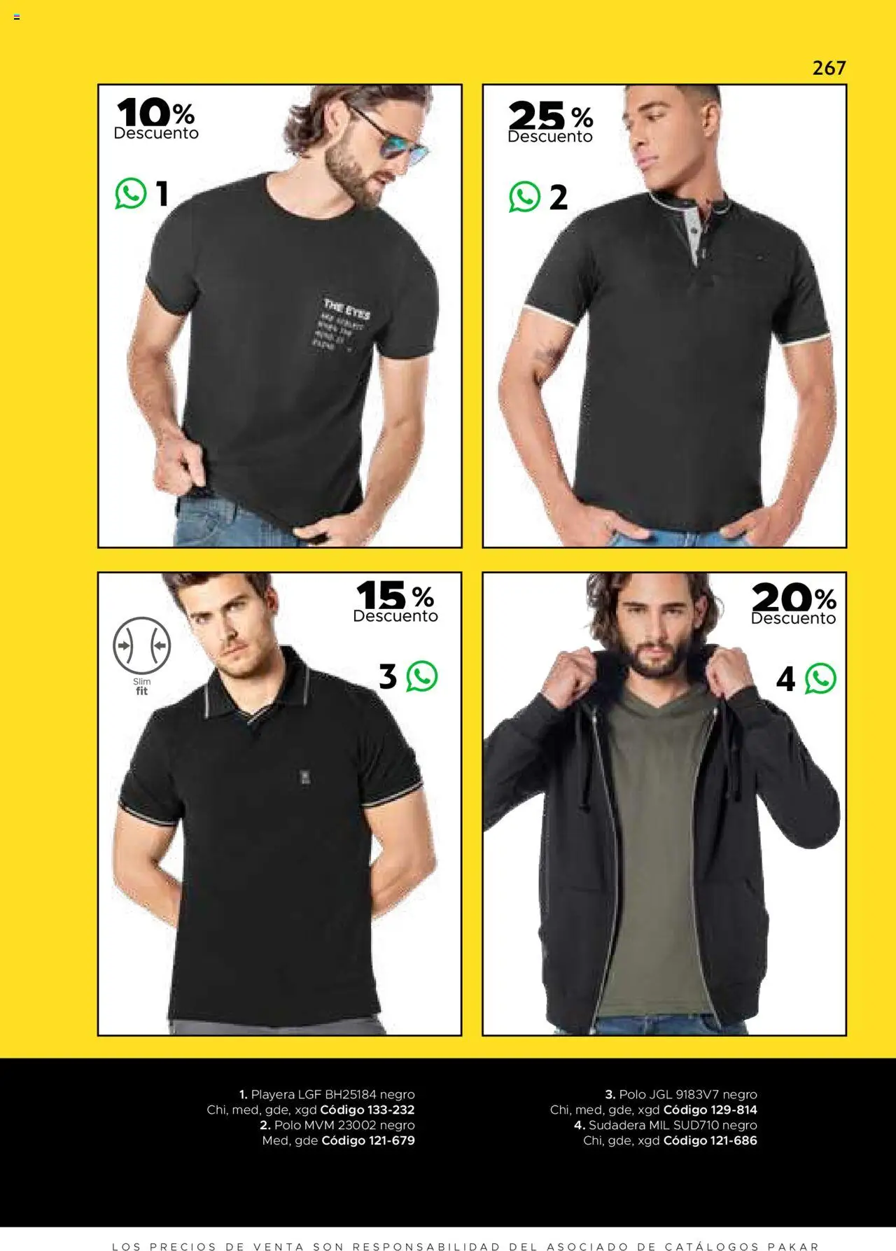 Nuevas ofertas de SC Pakar válidas en toda la República Mexicana desde el 24.07.2025. ¡Encuentra las mejores ofertas en SC Pakar Catálogo Ropa y Accesorios! | Página: 267 | Productos: Sudadera, Playera