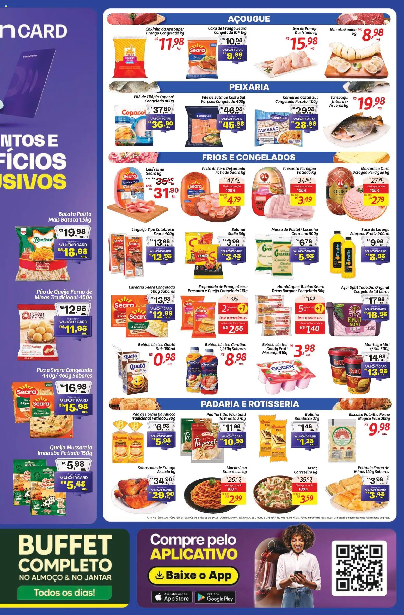 Comper Folheto - válido de 12.01.2026 | Página: 3 | Produtos: Tilápia, Arroz, Lasanha, Açaí