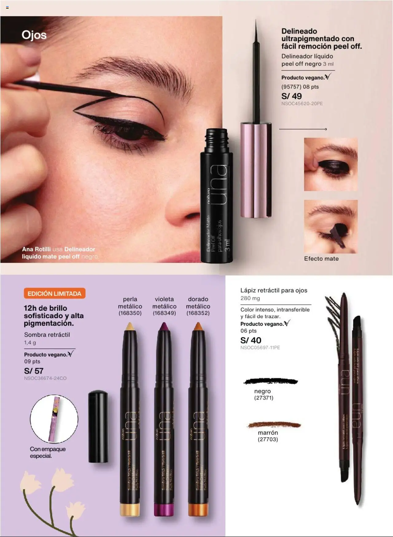 Catálogo Natura válido desde 24.05.2025 | Página: 63 | Productos: Delineador, PC, Empaque