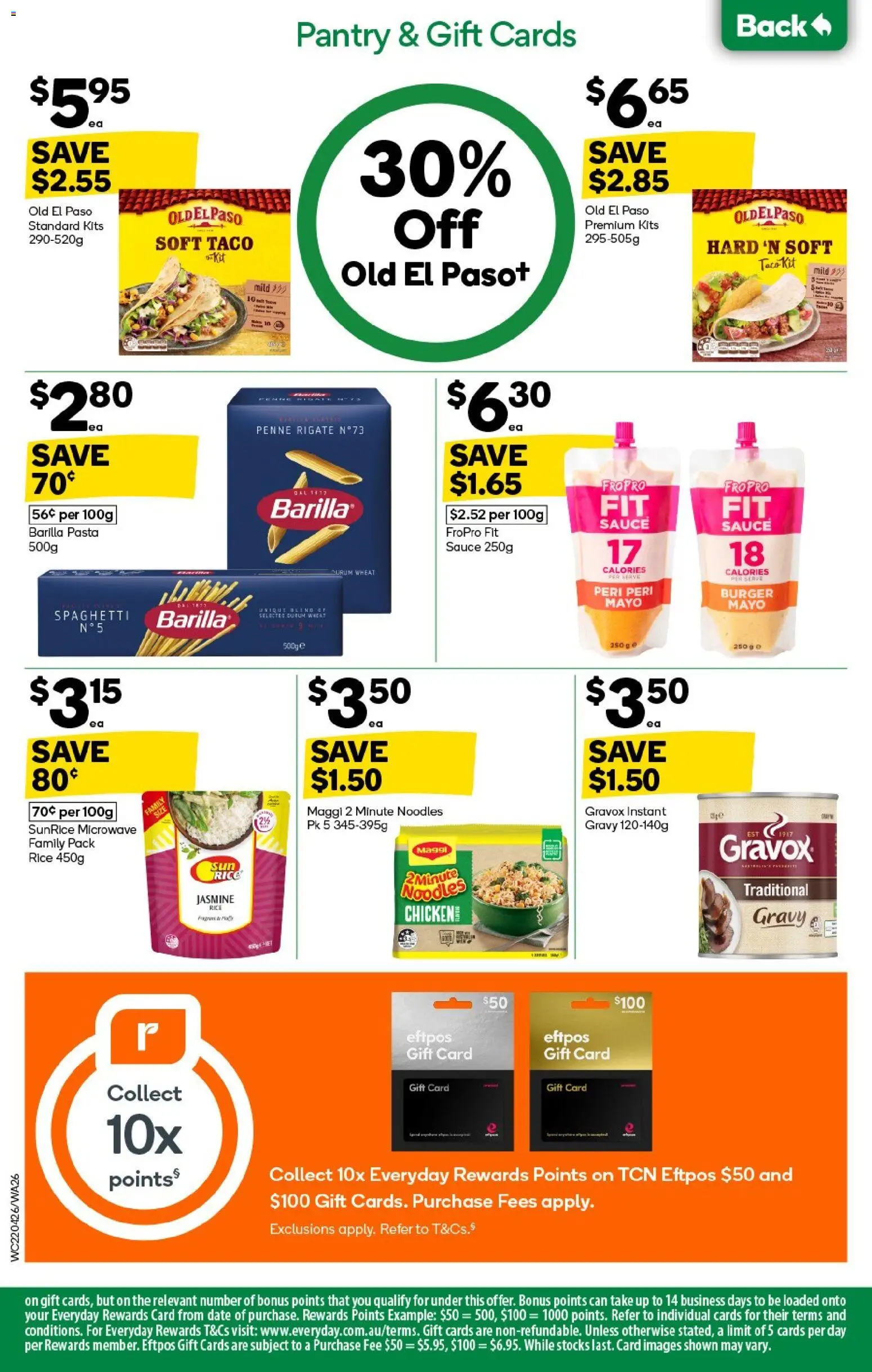 Woolworths catalogue - valid from 22.04.2026 | Page: 26 | Products: Rice, Sauce, Wheat, Date