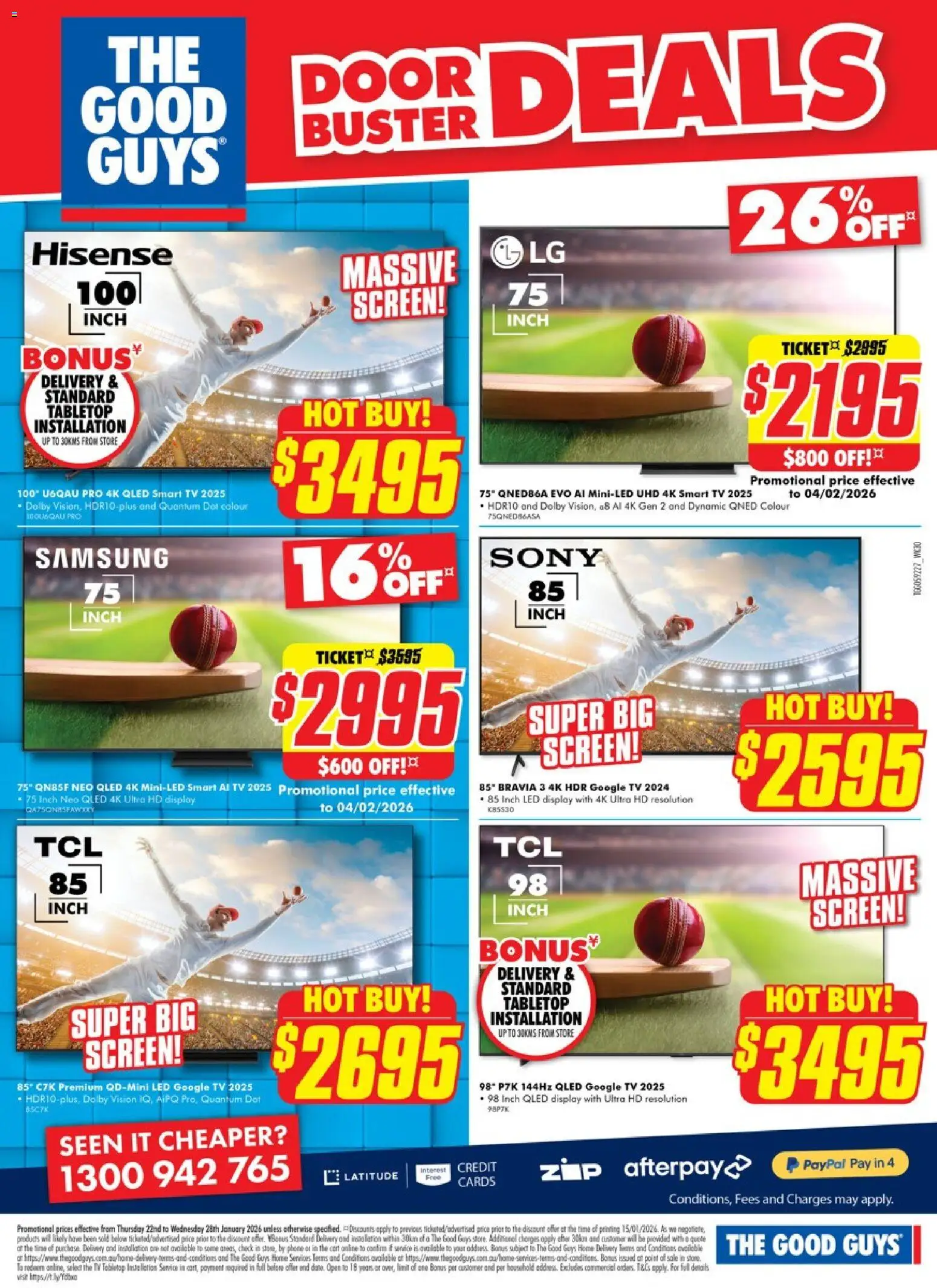 The Good Guys catalogue - valid from 21.01.2026 | Page: 2 | Products: Household, Phone, Tv, Smart tv