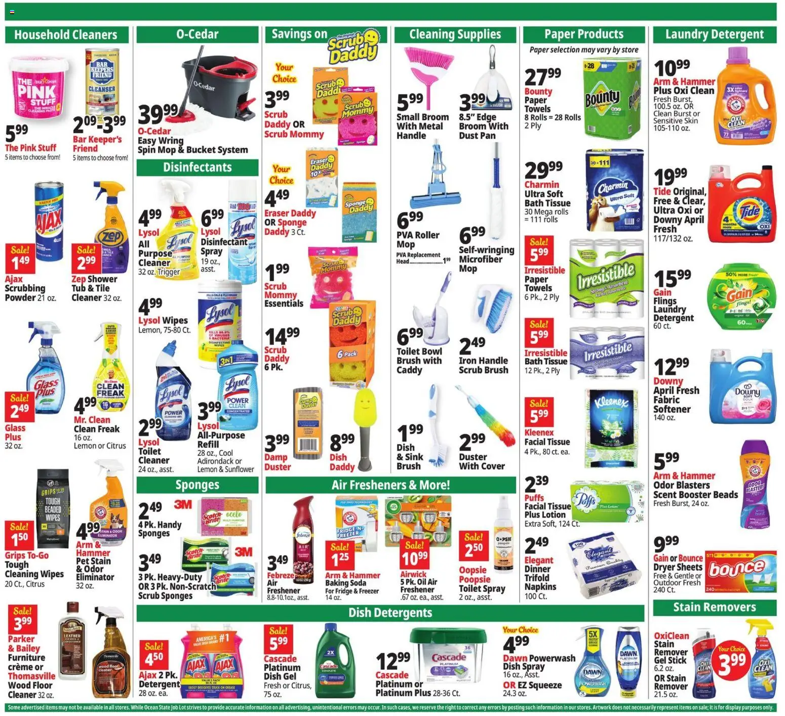 Ocean State Job Lot Weekly Ad - valid from 18.12.2025 | Page: 16 | Products: Eraser, Shower, Lemon, Iron