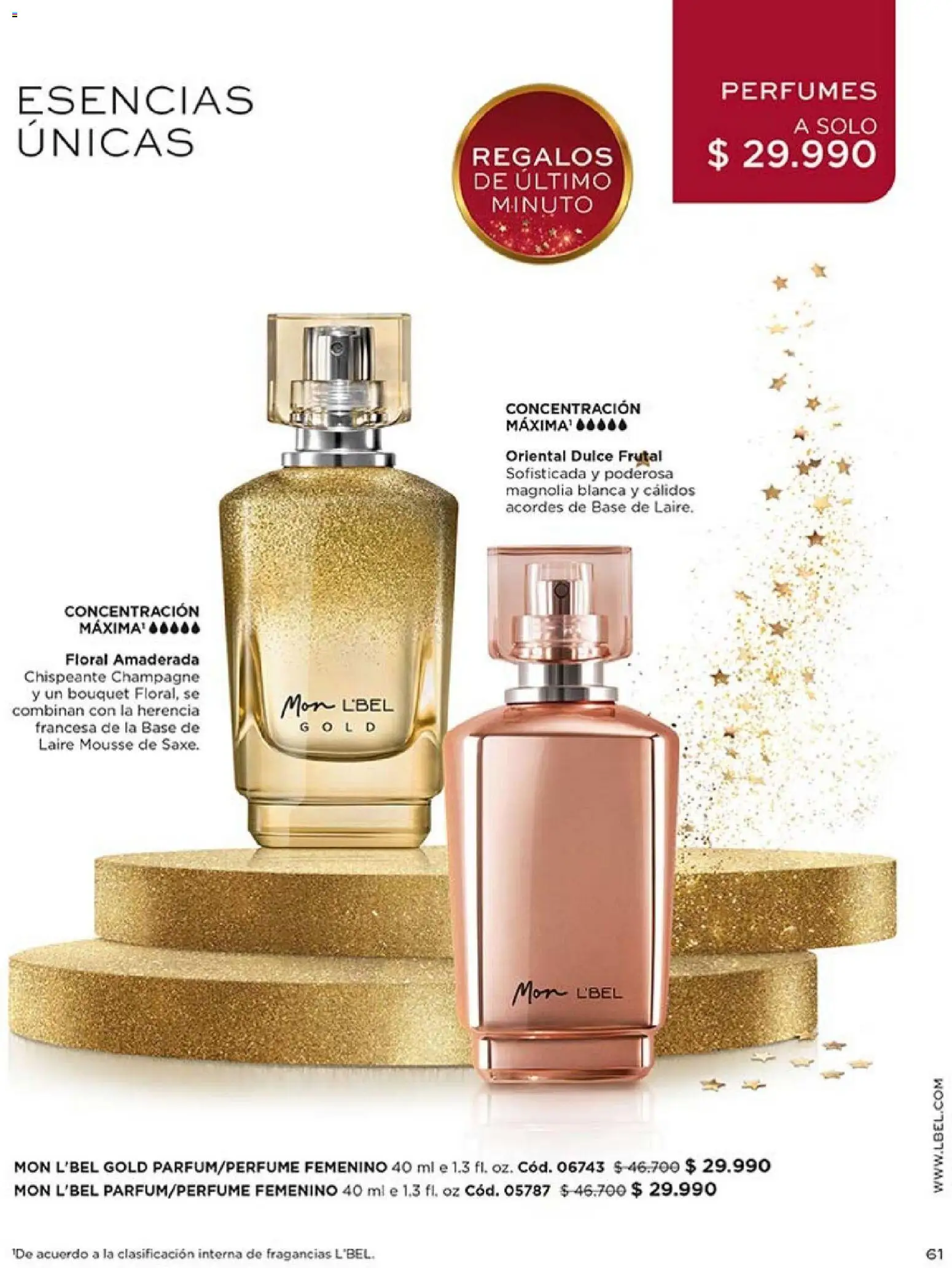 Catálogo L'Bel Campaña 1 │ válido desde el 01.01.2026 | Página: 61 | Productos: Mousse, Esencias, Base