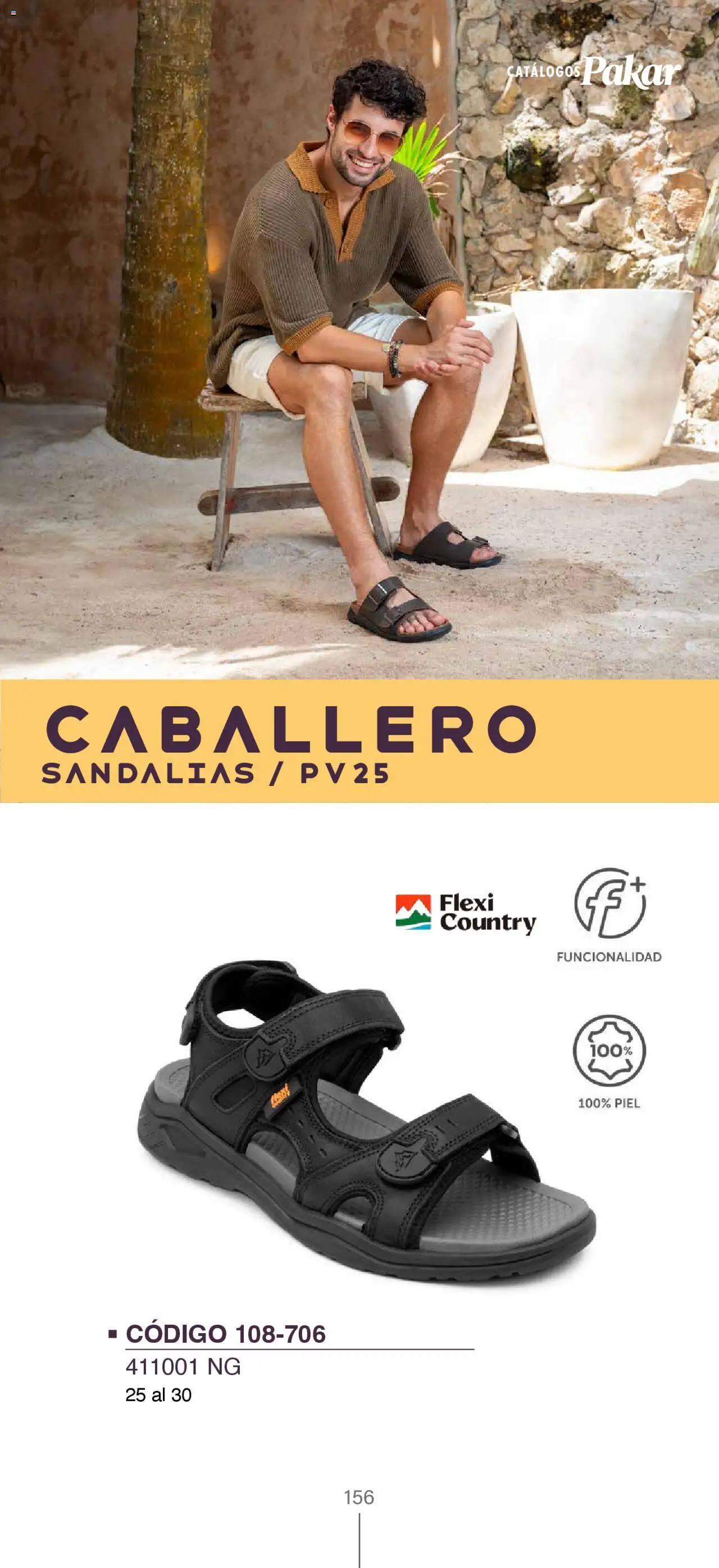 Nuevas ofertas de SC Pakar válidas en toda la República Mexicana desde el 14.04.2025. ¡Encuentra las mejores ofertas en SC Pakar catálogo Flexi! | Página: 156 | Productos: Sandalias