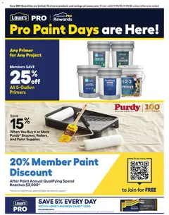 Preview of Lowe's weekly ads valid from 10.11.2025