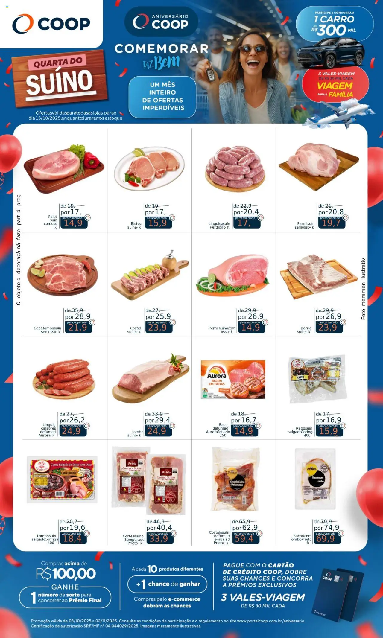 Coop Folheto - válido de 15.10.2025 | Página: 1 | Produtos: Lombo, Copa, Carne