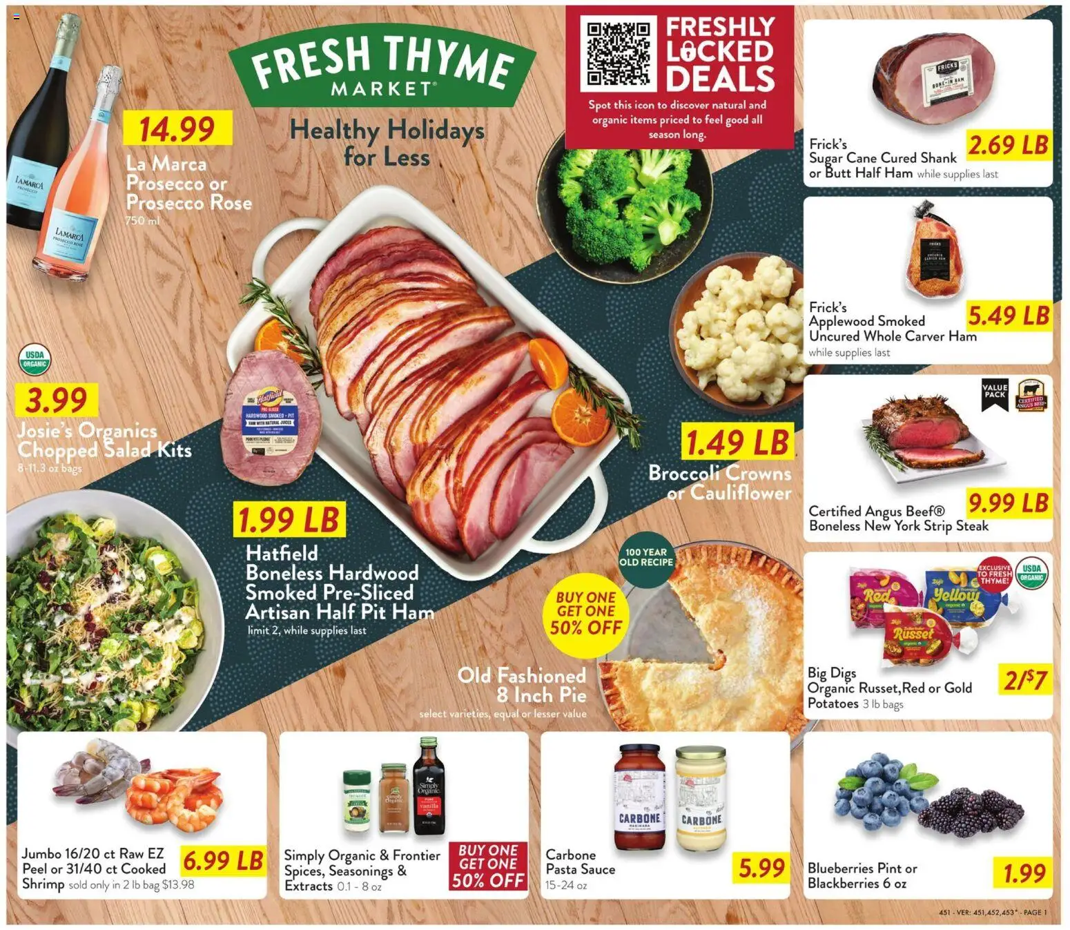 Fresh Thyme Weekly Ad - PA - valid from 10.12.2025 | Page: 2 | Products: Ham, Pasta, Salad, Potatoes