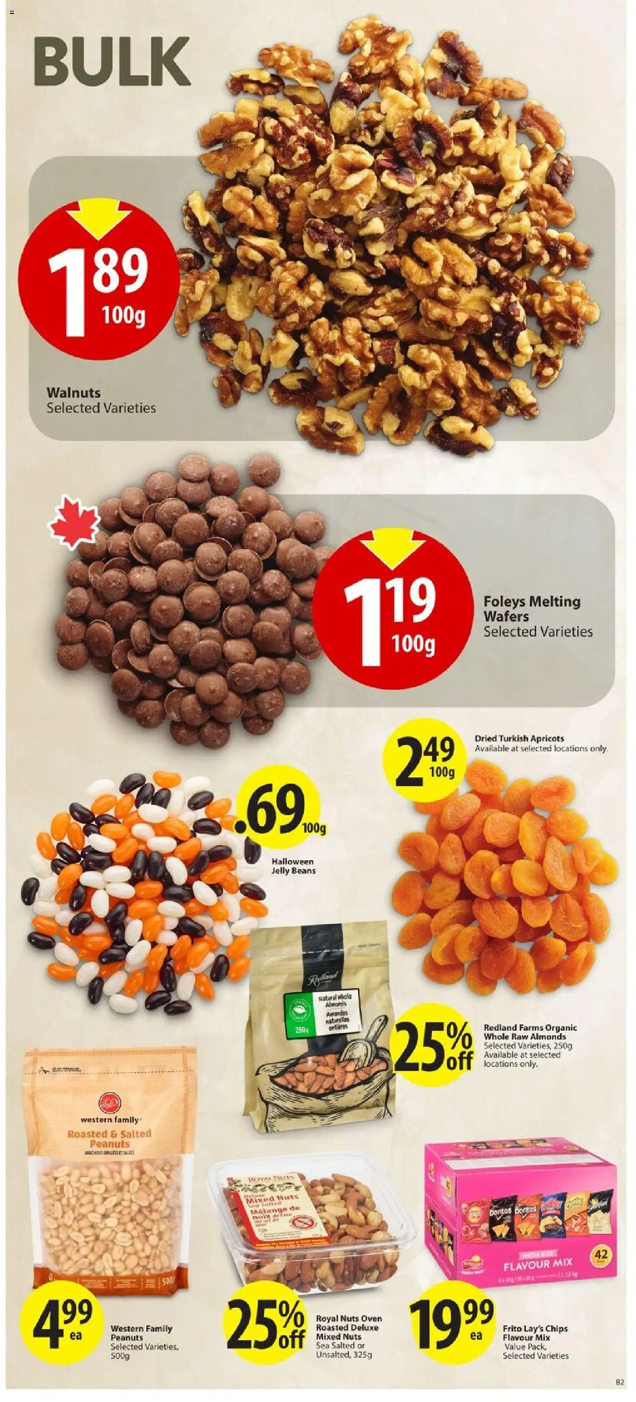 Save on foods flyer valid from 18.09.2025 | Page: 23 | Products: Chips, Nuts, Oven