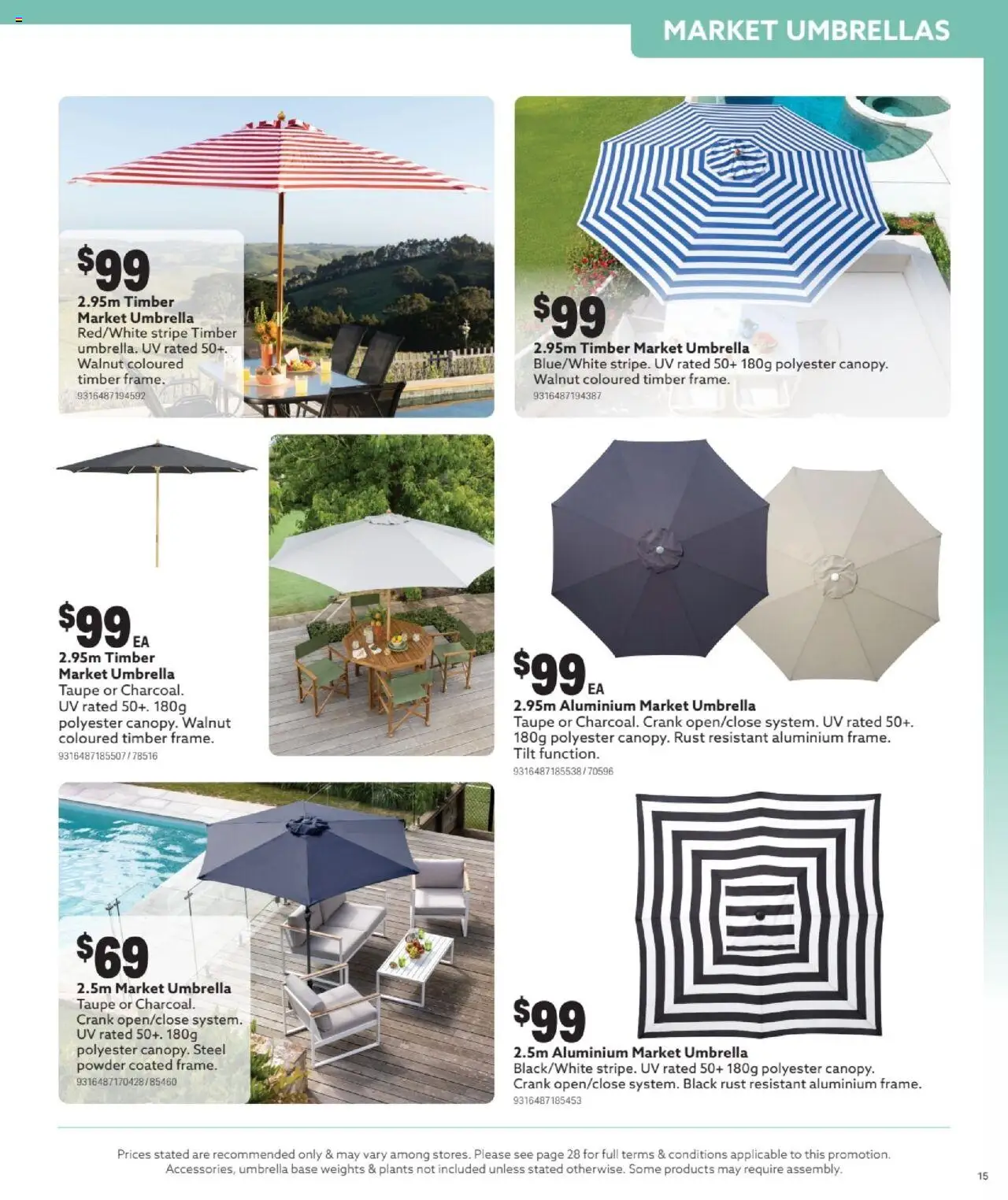 Mitre 10 catalogue - valid from 03.09.2025 | Page: 15 | Products: Powder, Umbrella